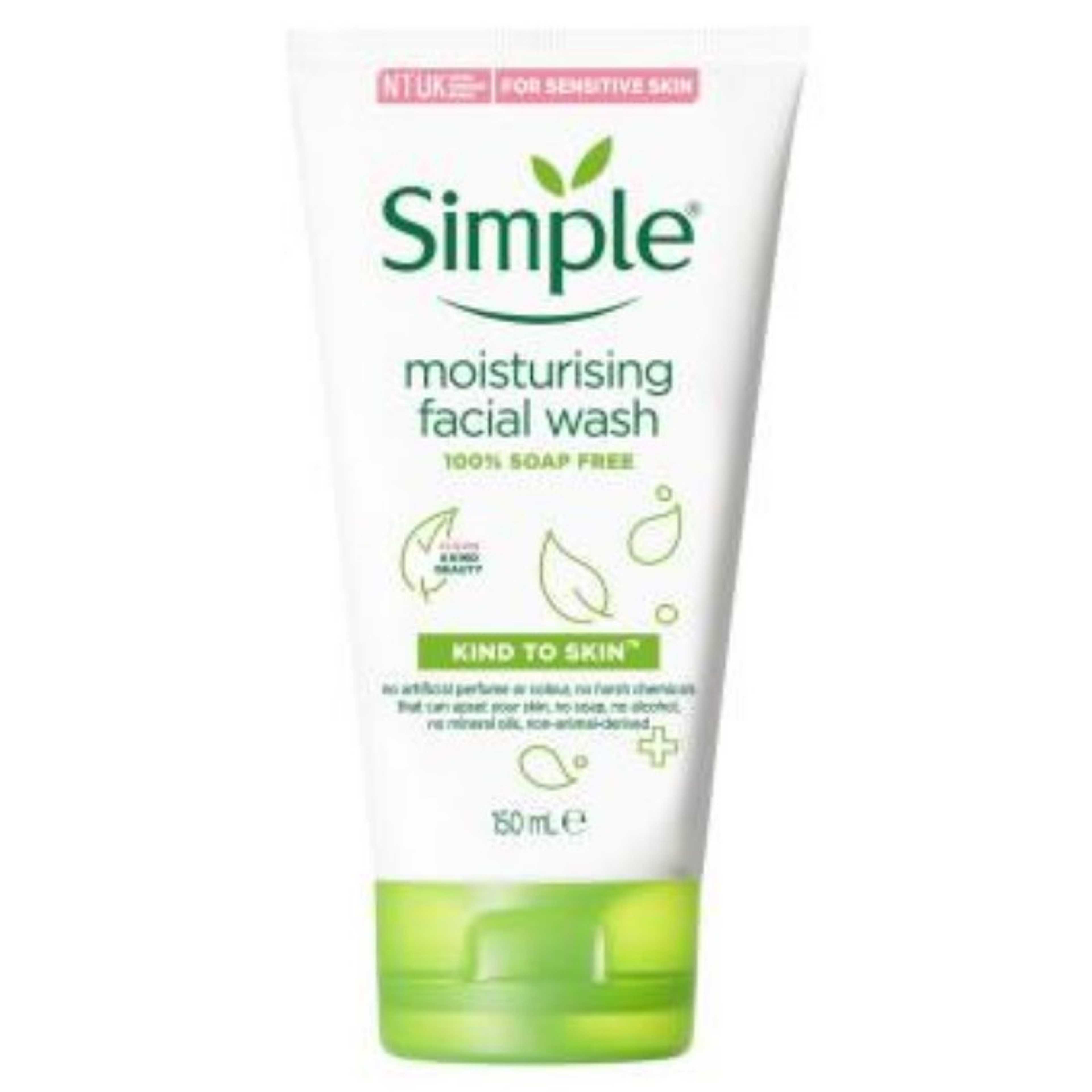 Simple Kind To Skin Moisturizing Facial Wash 150 ml