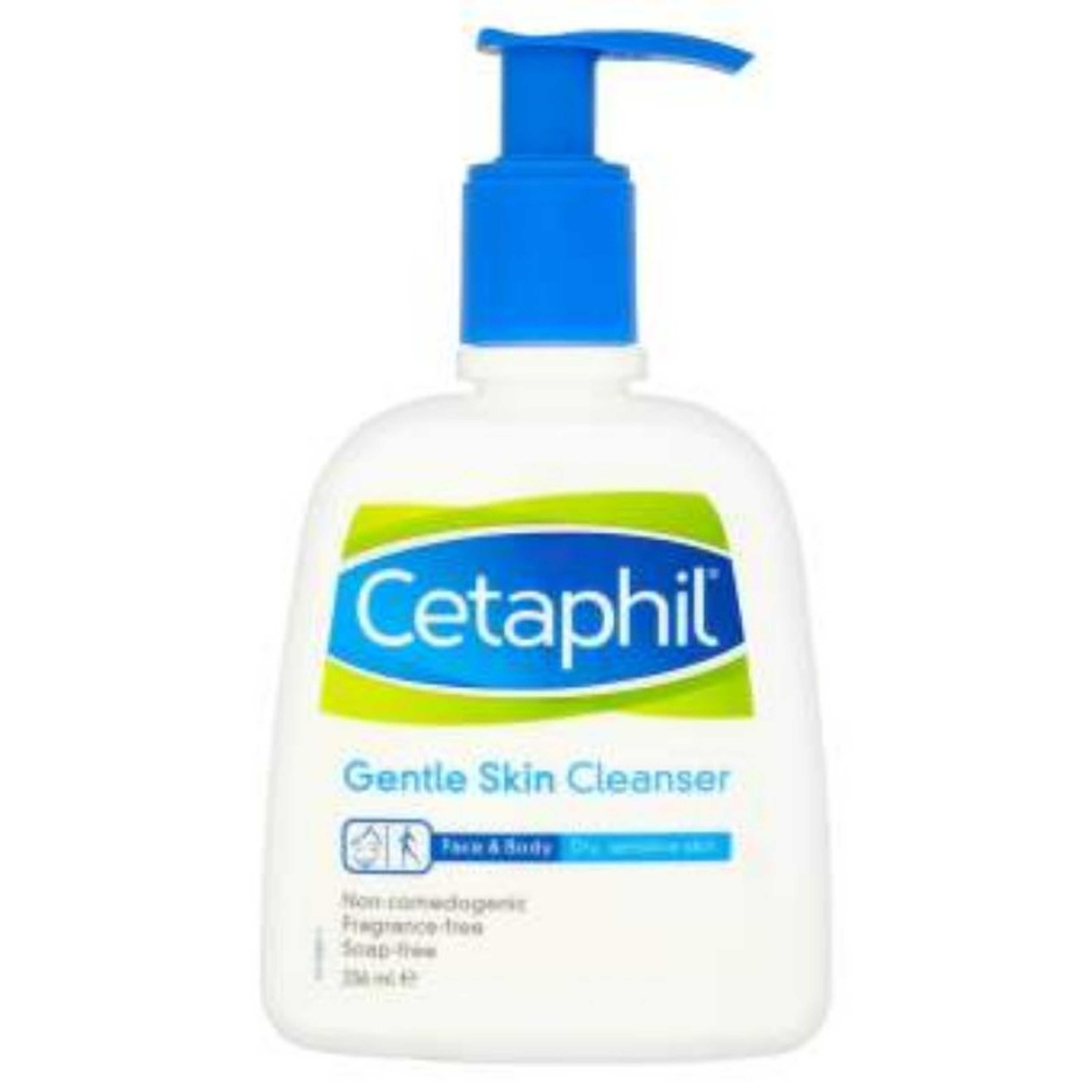 Cetaphil Gentle Skin Cleanser for dry and sensitive skin 236ml , Cetaphil Cleanser , cetaphil gentle cleanser