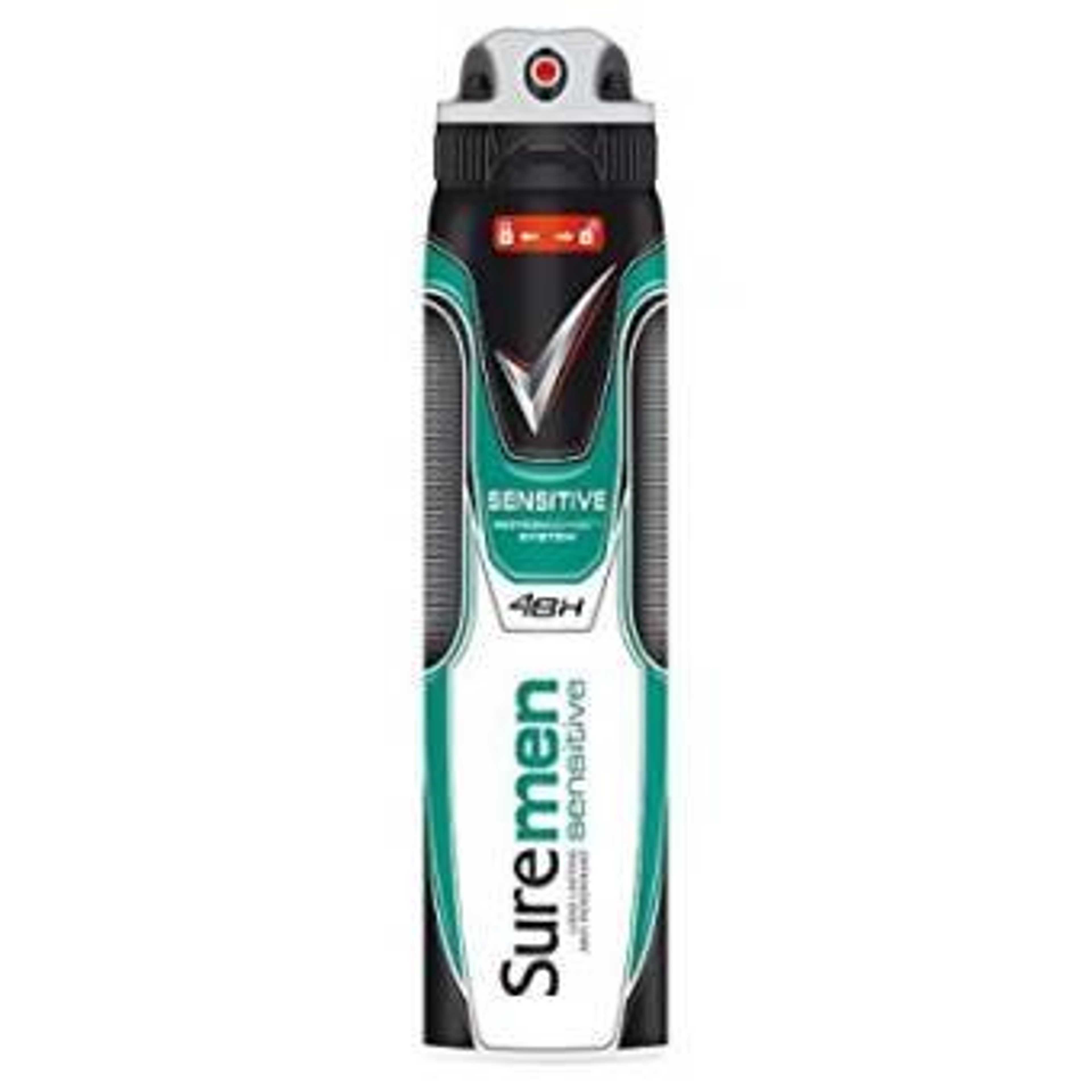 SURE Sensitive 250ml Men's Antiperspirant Deodorant Spray