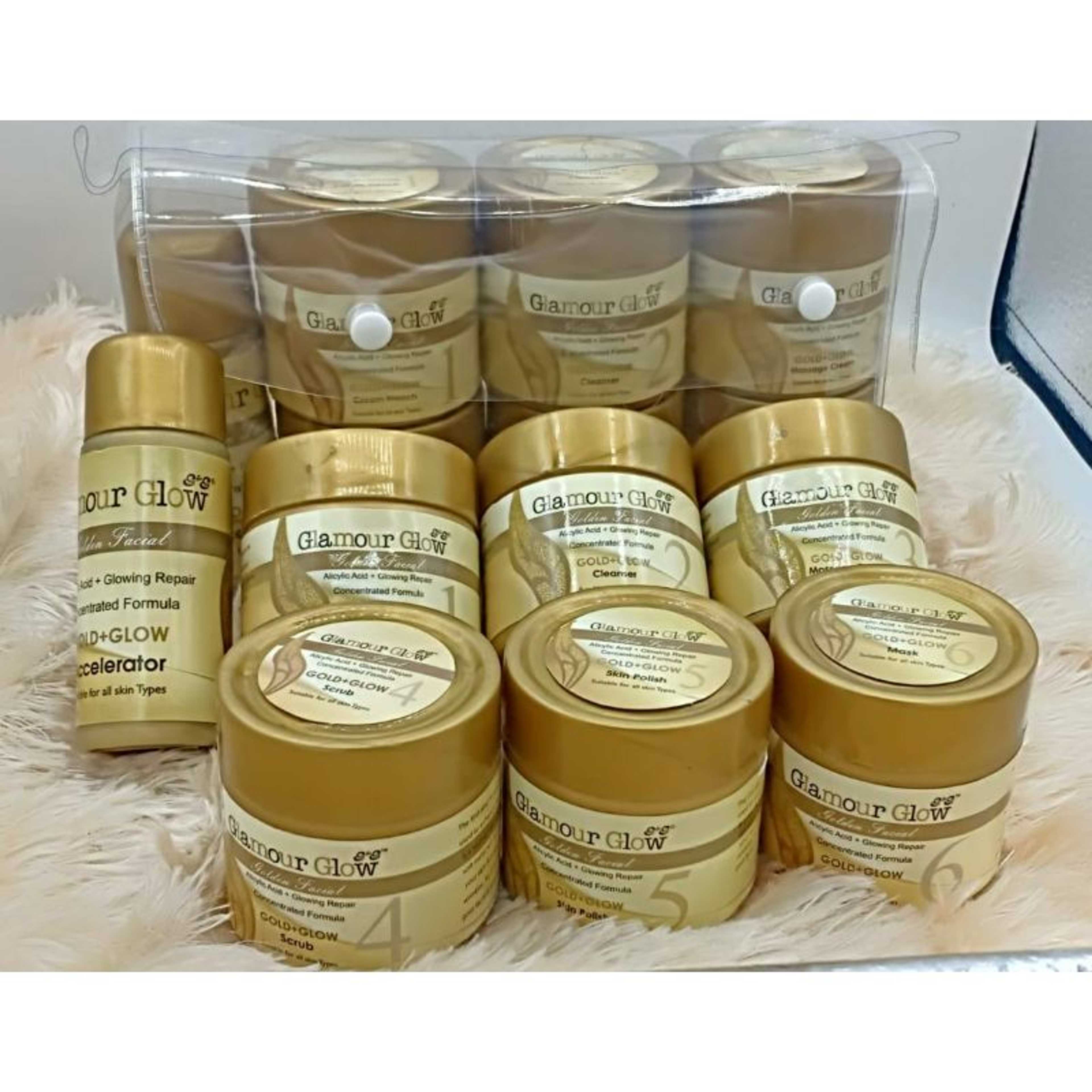 Professional Gold Facial Kit 7 in 1