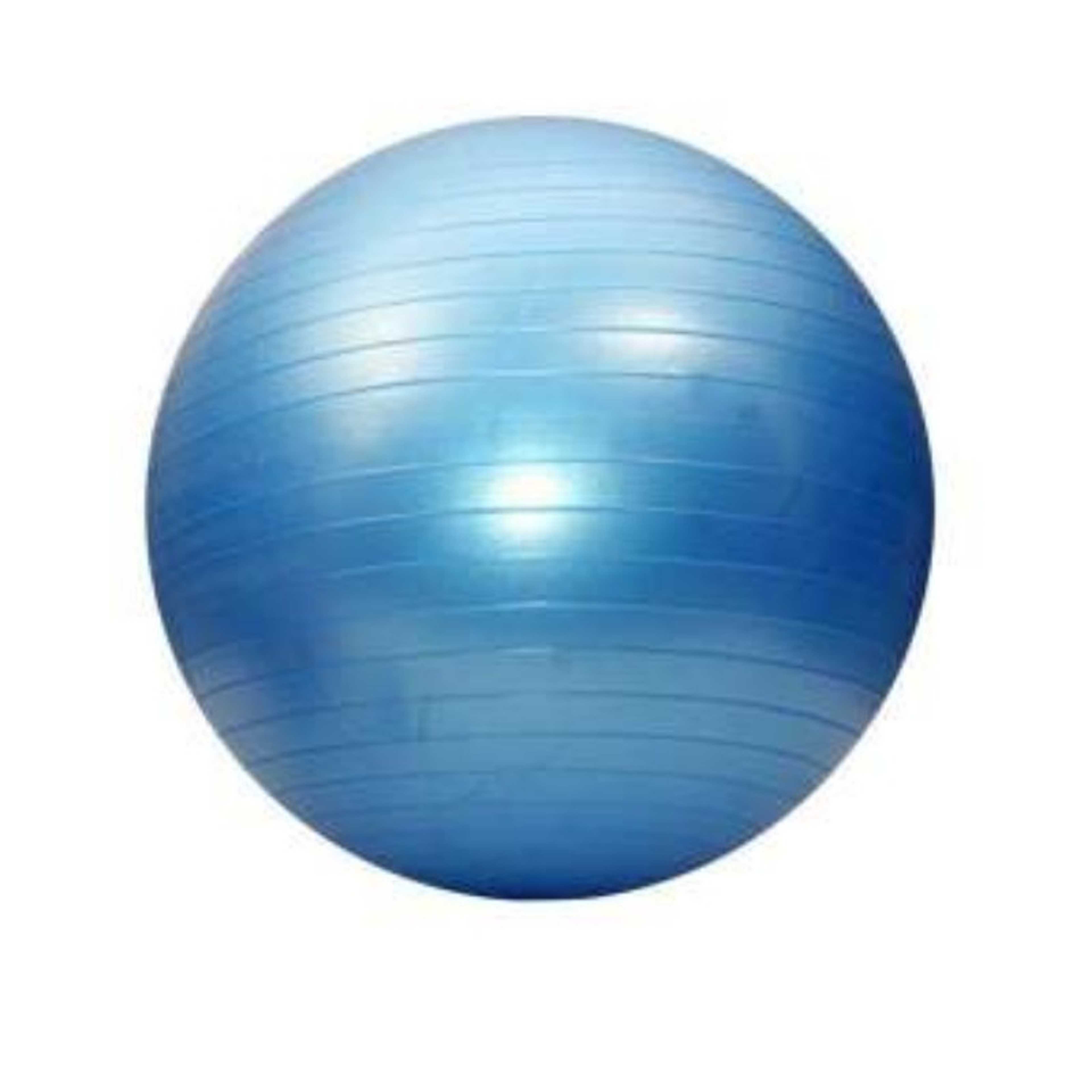 Anti Burst Imported Gym Ball With Pump - 85cm – Blue