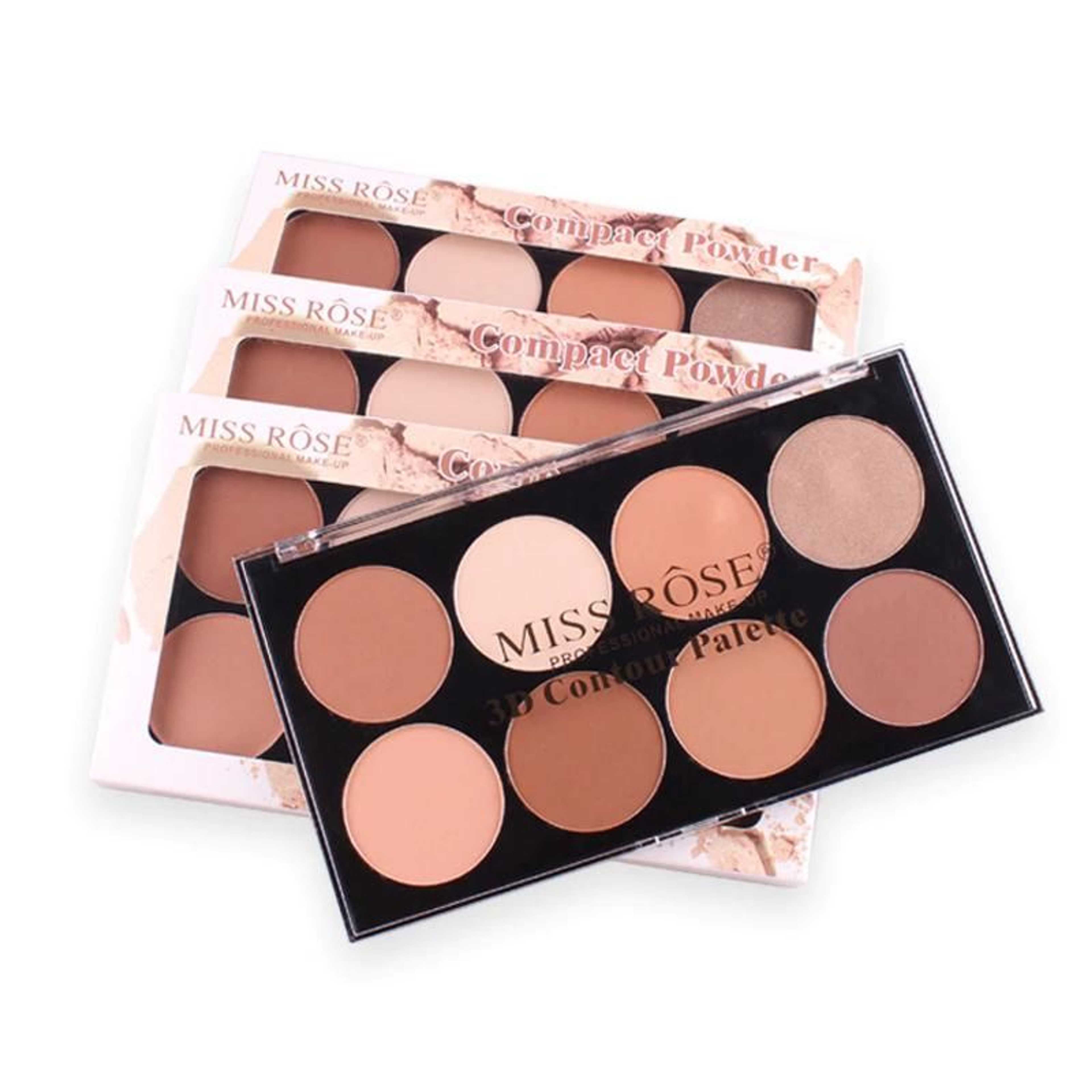 Miss Rose 8 Color Compact Powder Palette - Product Main Image