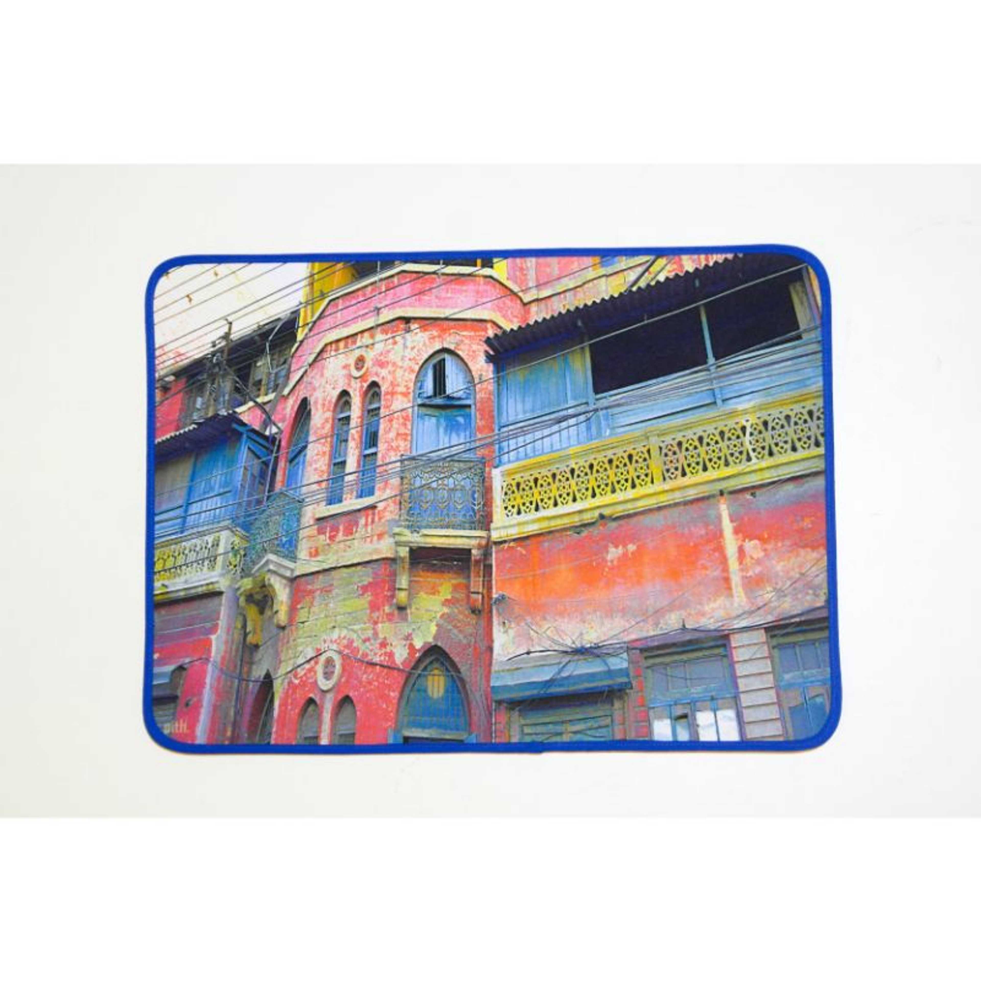 THE RED BLUE BUILDING - TABLE MAT