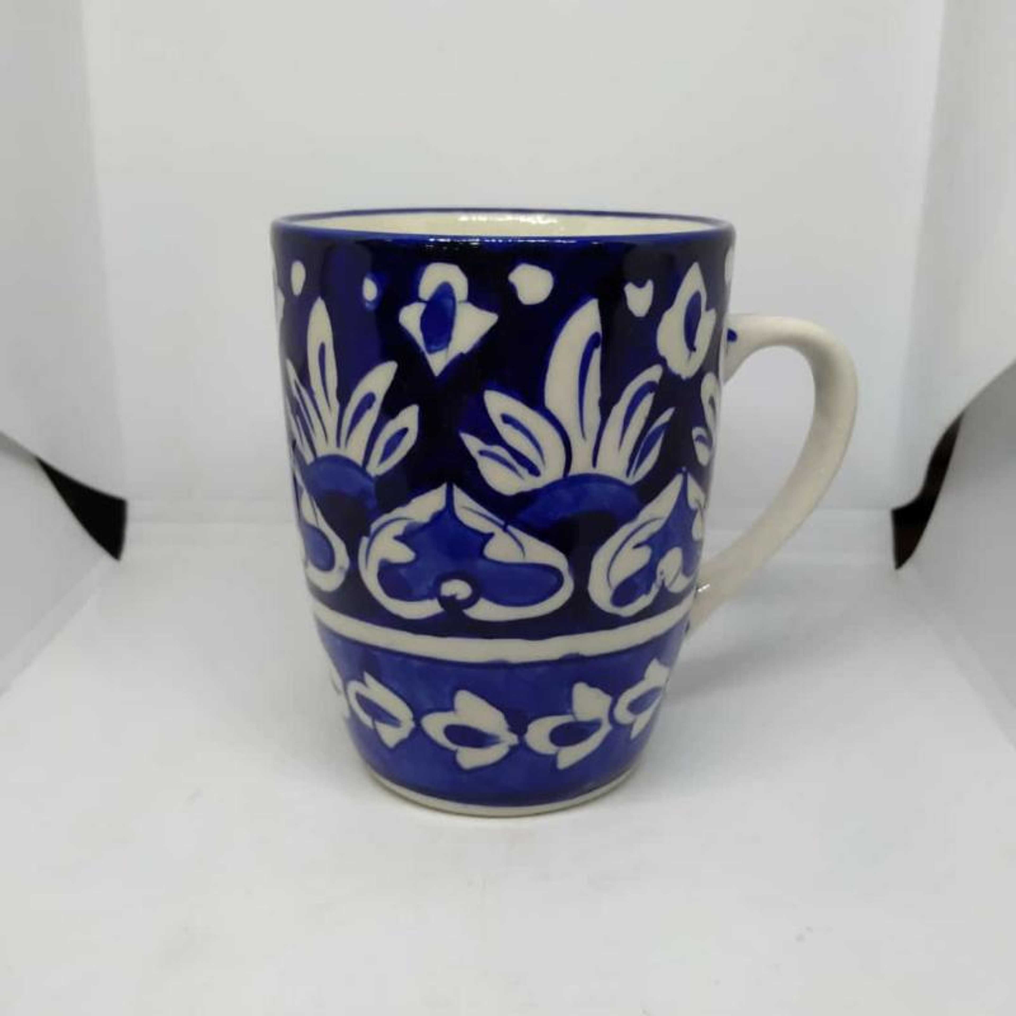 Blue Pottery Coffee Mug Ceramic Multani / Home decor / handicrafts