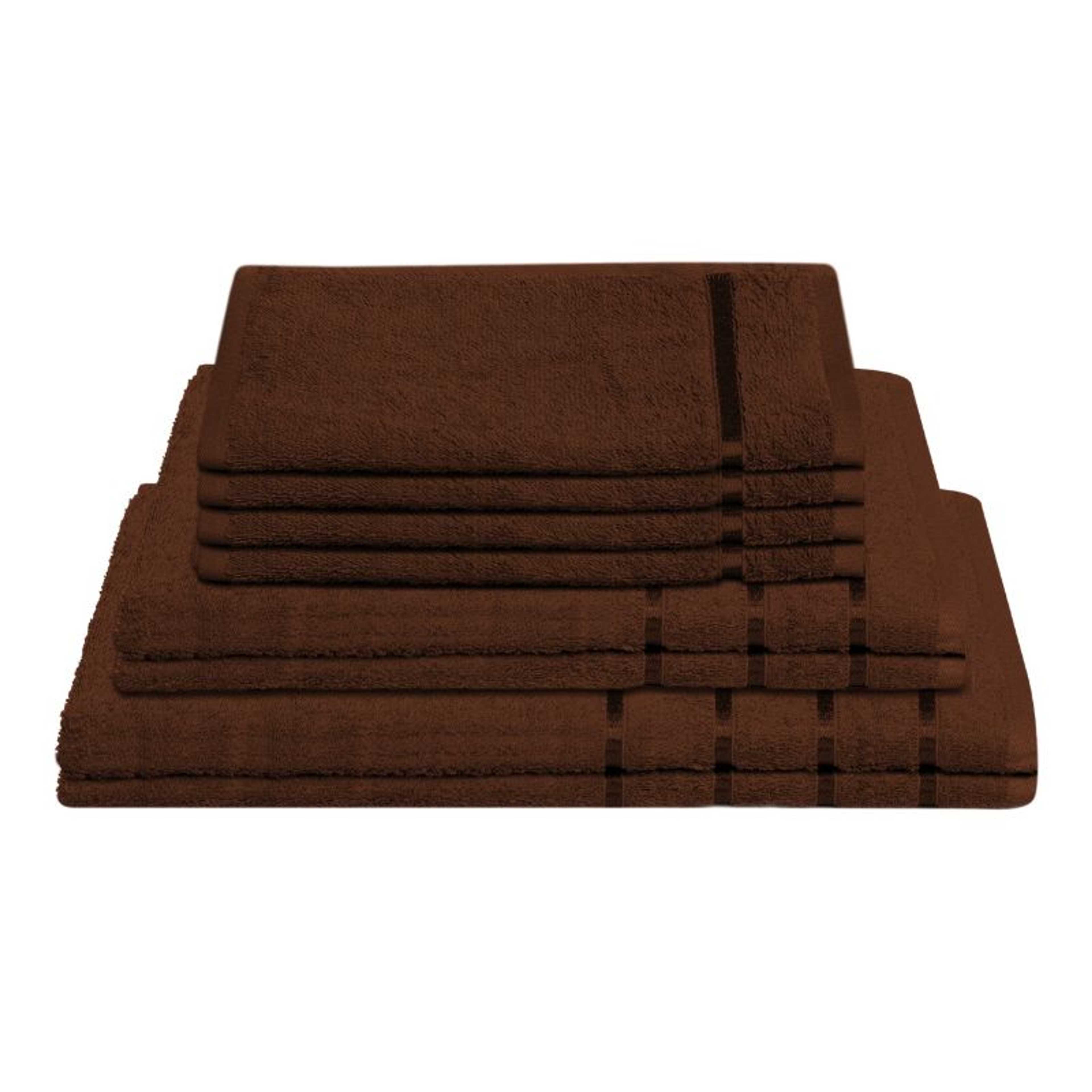 ( Pack Of 6)Brown Premium Towel
