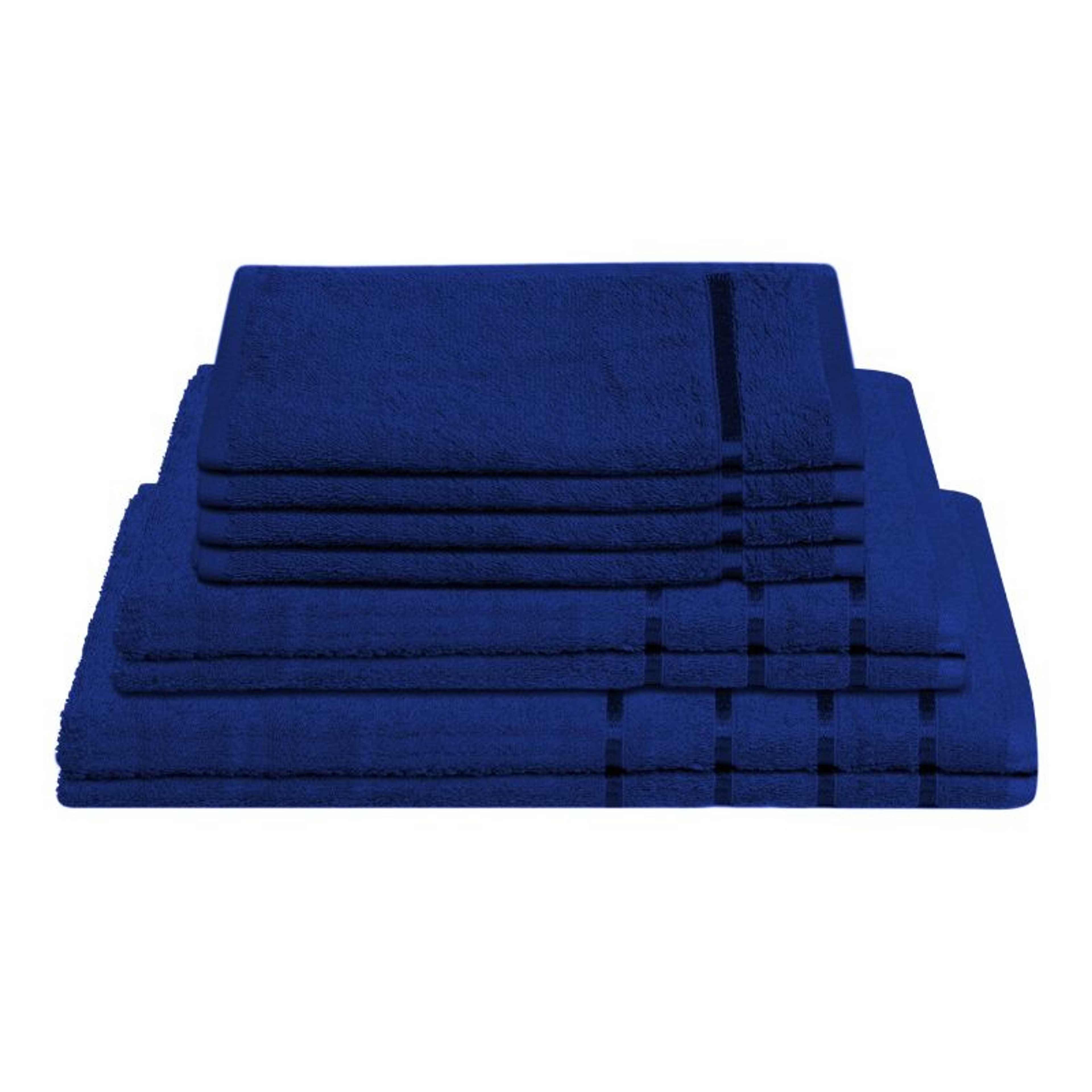 ( Pack Of 6) Dark Blue Premium Towel
