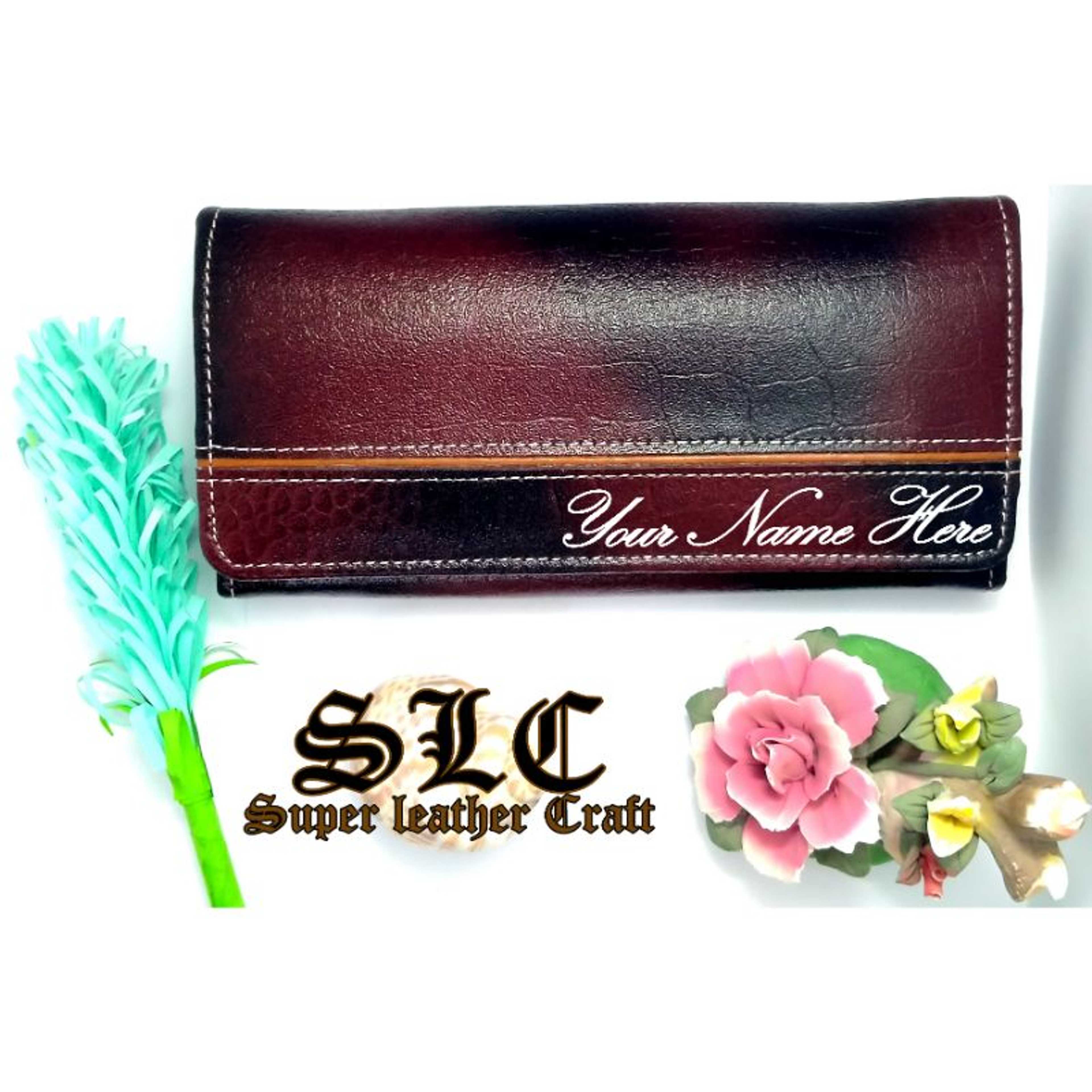 Crocodile Textured Ladies Leather Wallet/Pouch (Clutch)