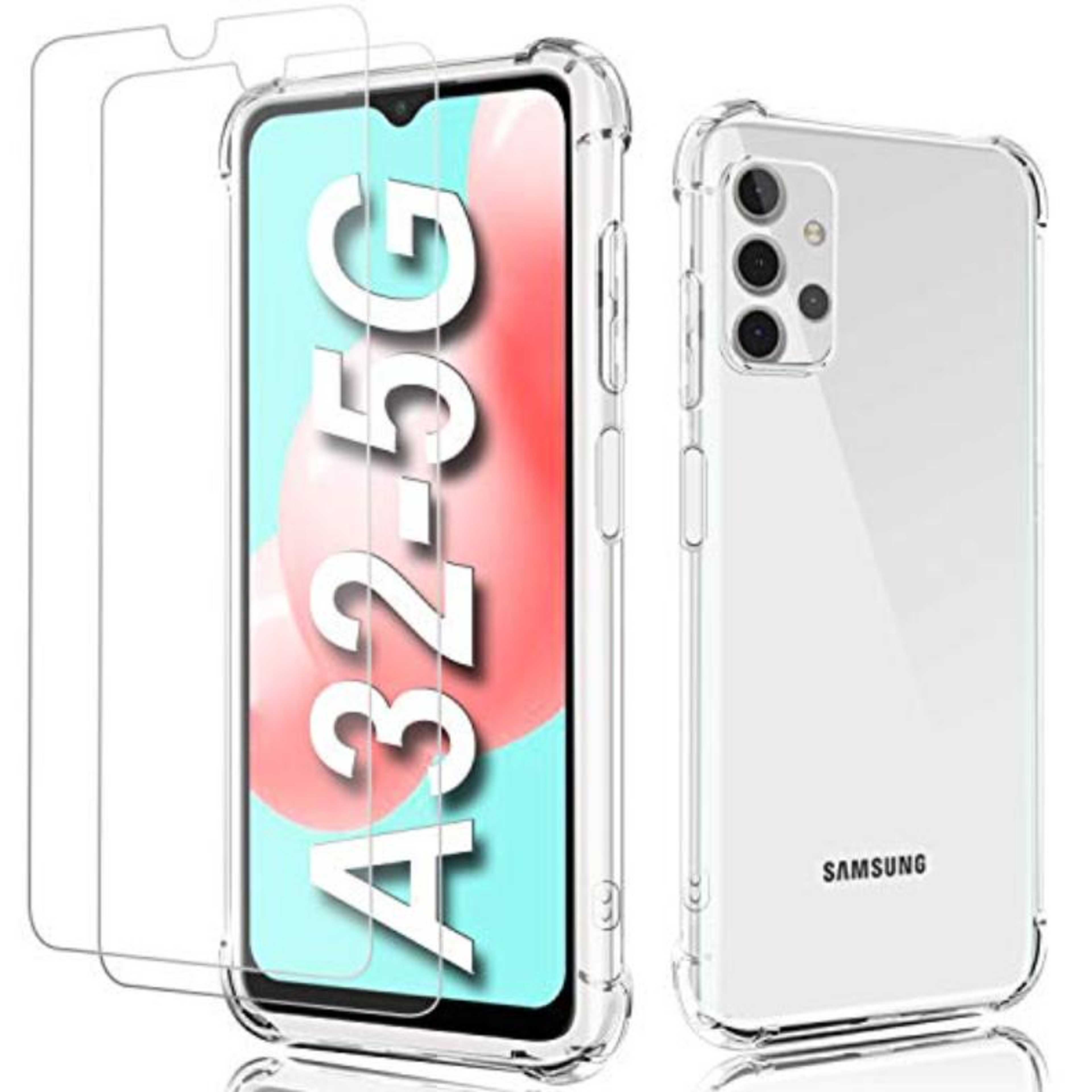 Samsung galaxy A32 -A32 5g Transparent case shockproof cover soft jelly material