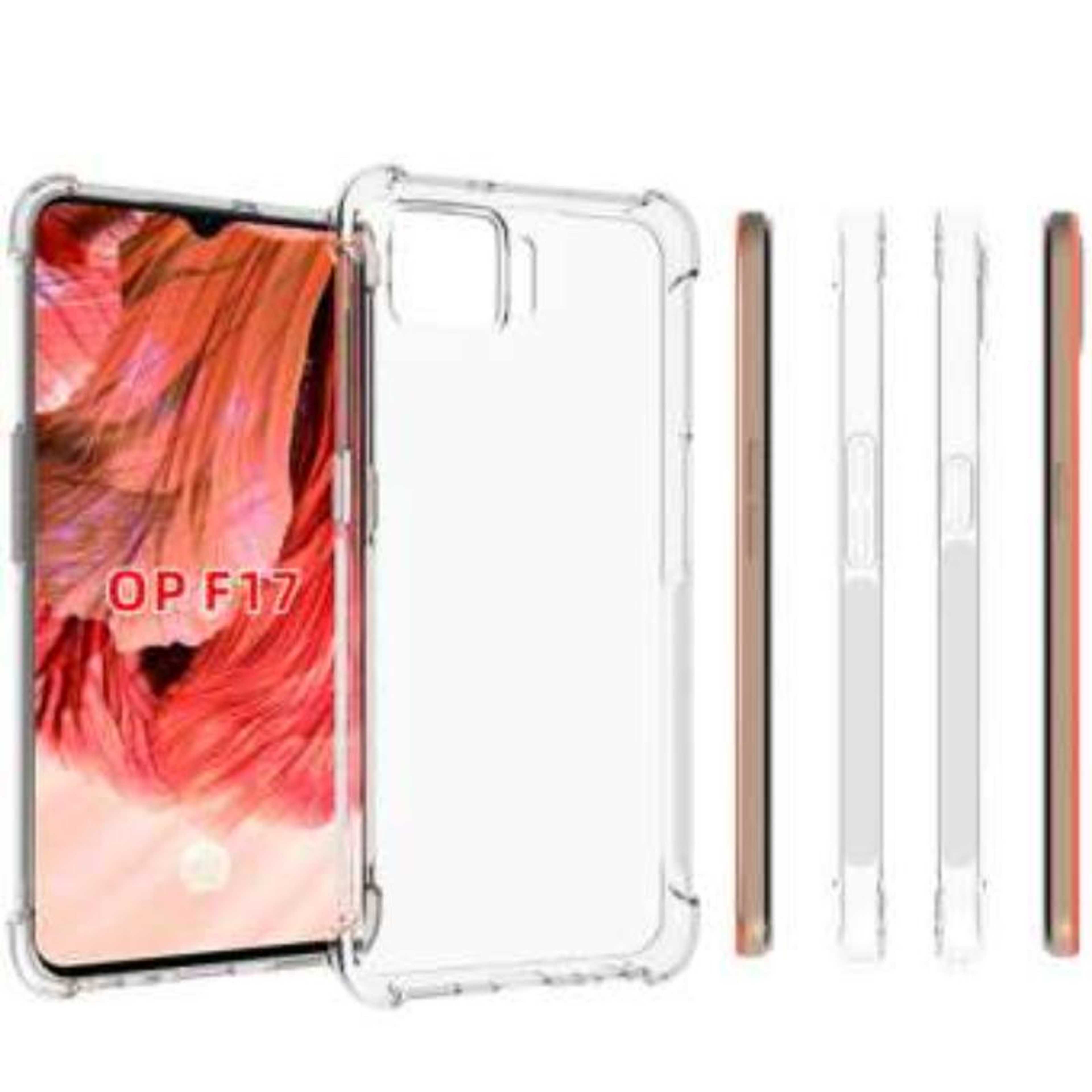 Oppo F17 & Oppo F17 Pro Case | Shockproof Soft TPU Case | Cushioned Edges for Ultimate Protection (Transparent)