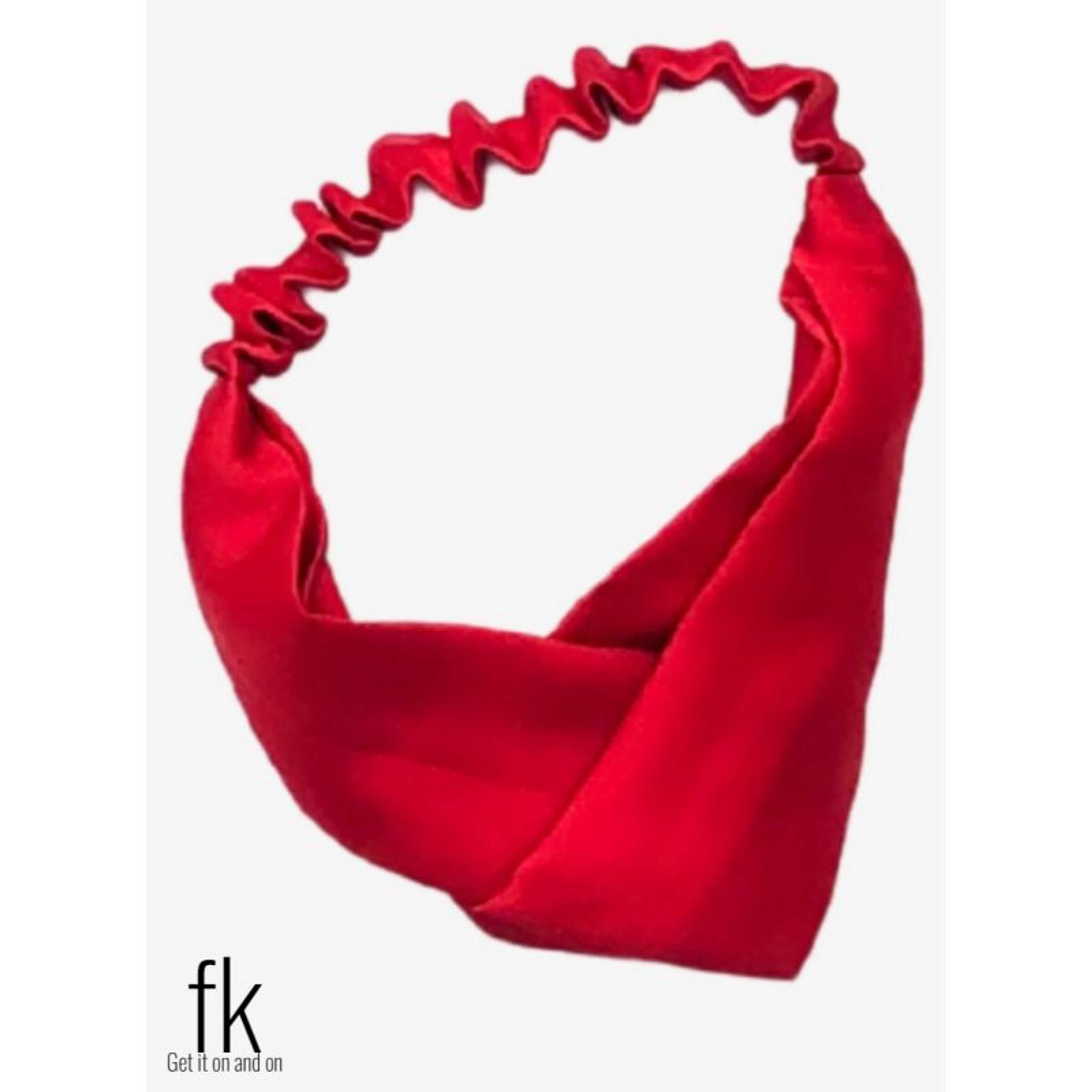 Red Silk Headband