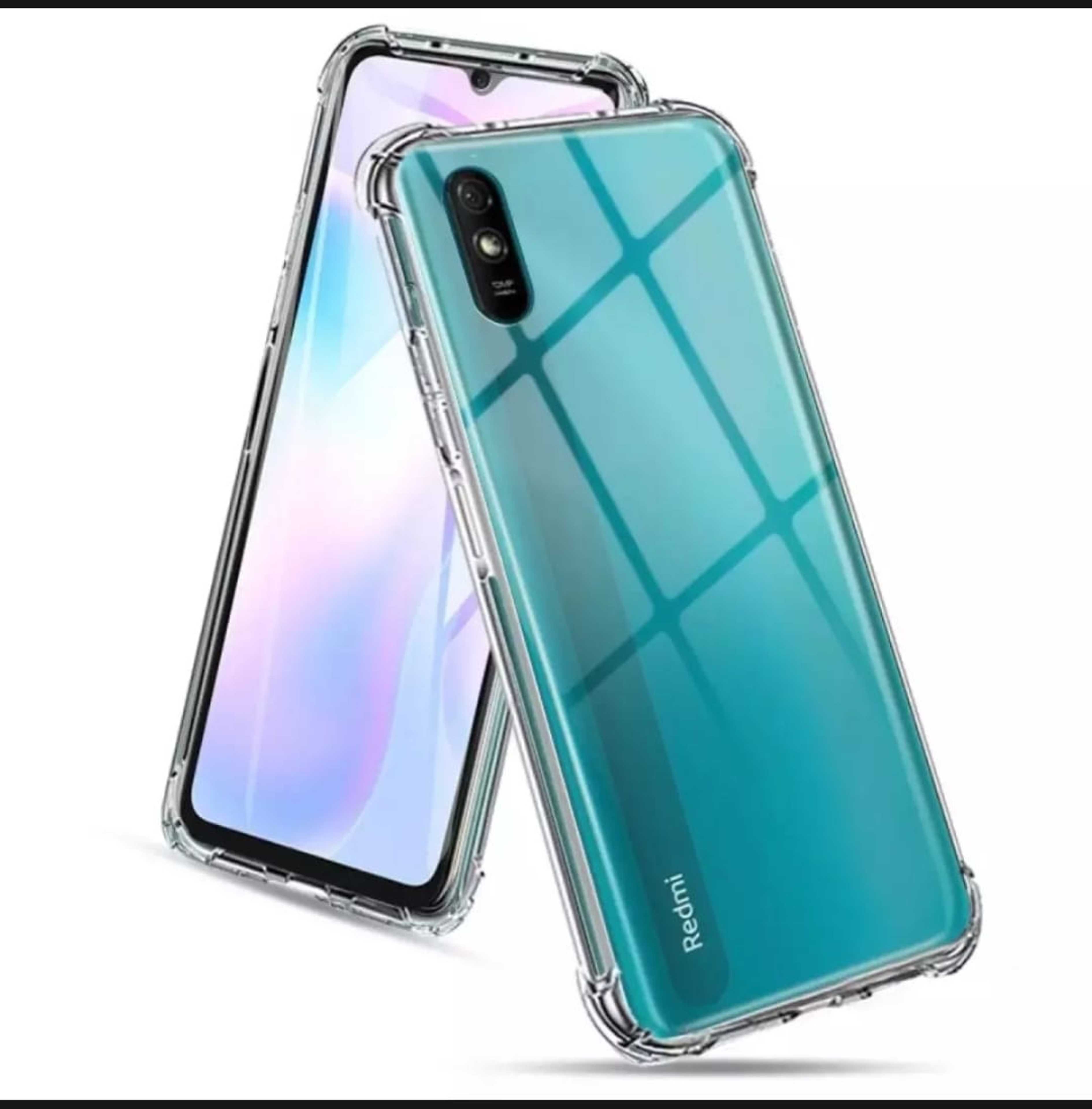101% Pure 1.5MM Redmi 9A Antishock 4 Corner airbag Transparent Bumper pouch,. Top Quality[ Must Watch Upper Video to understand the best Quality]