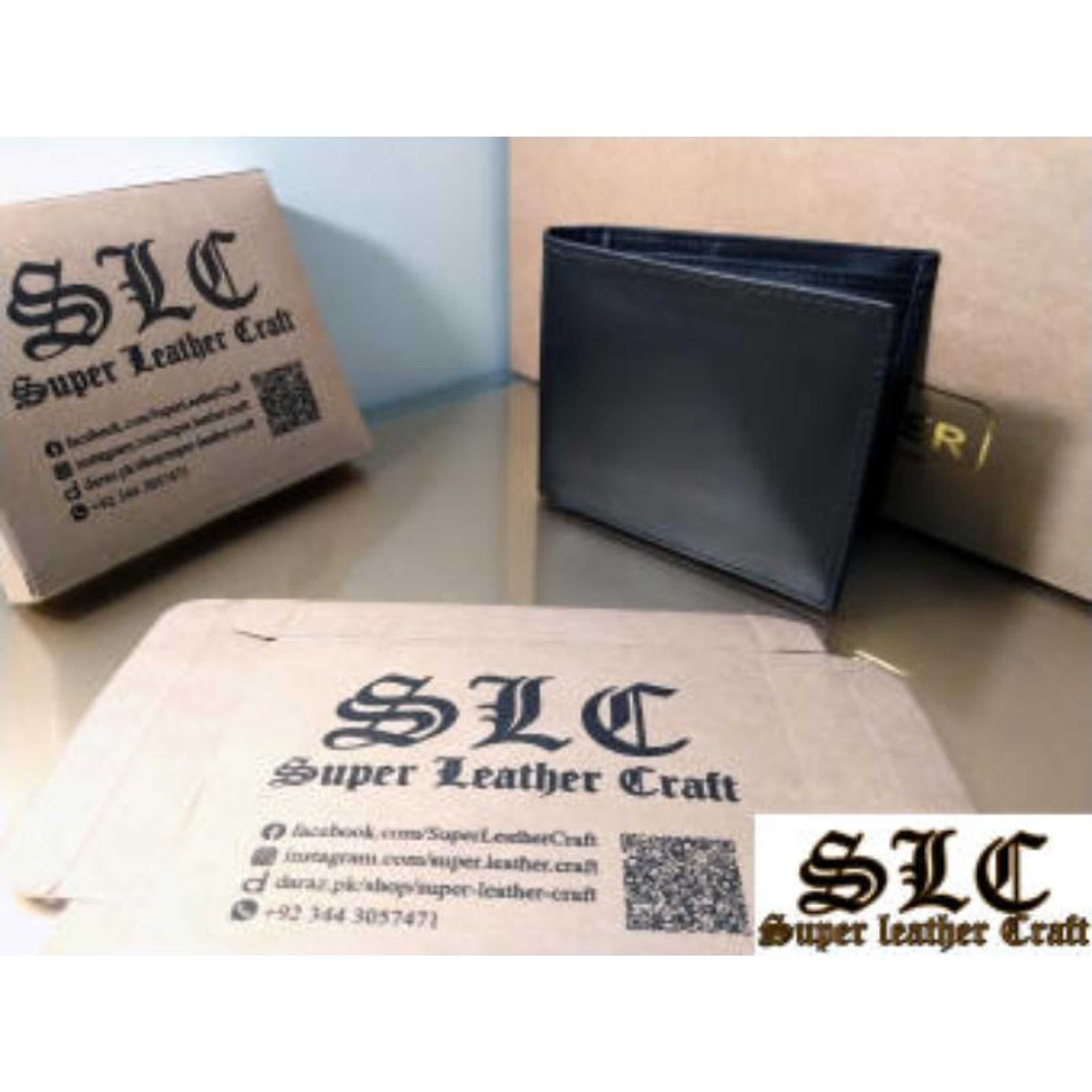 Cow Leather Wallet in Black Color - Product Main Image
