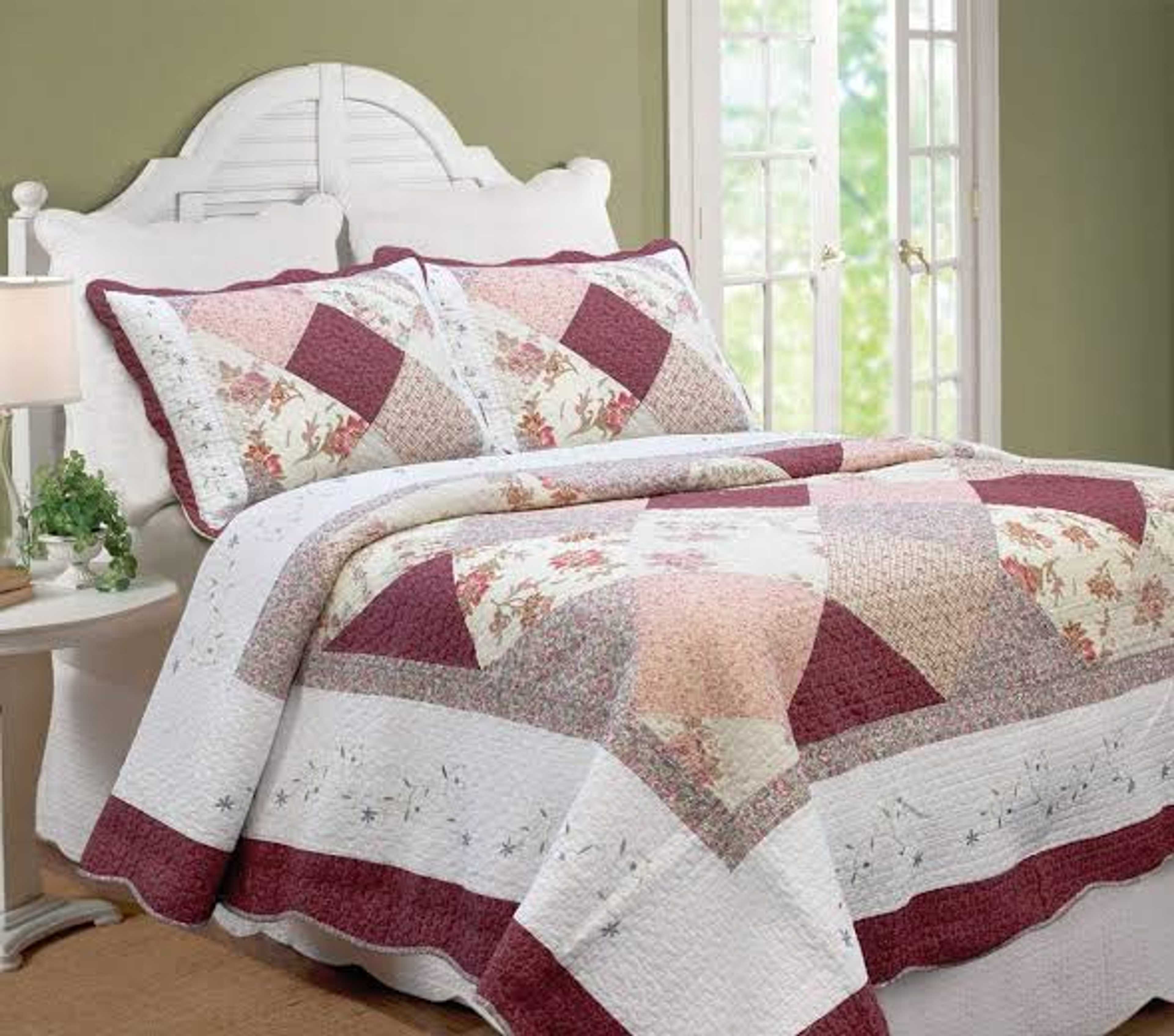 Cotton china Quilted Bedspread
