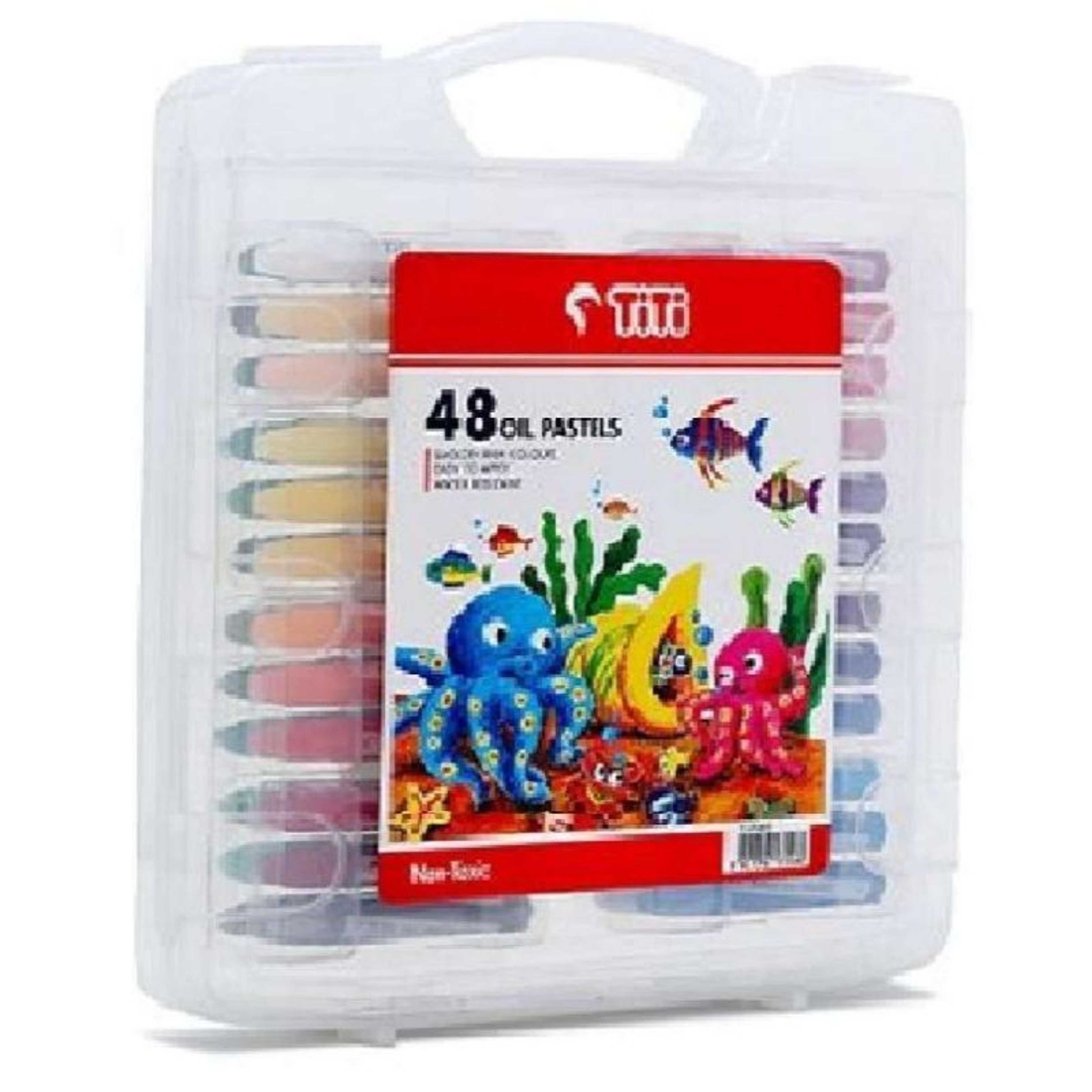 TiTi Color Oil Pastels Pack of 48