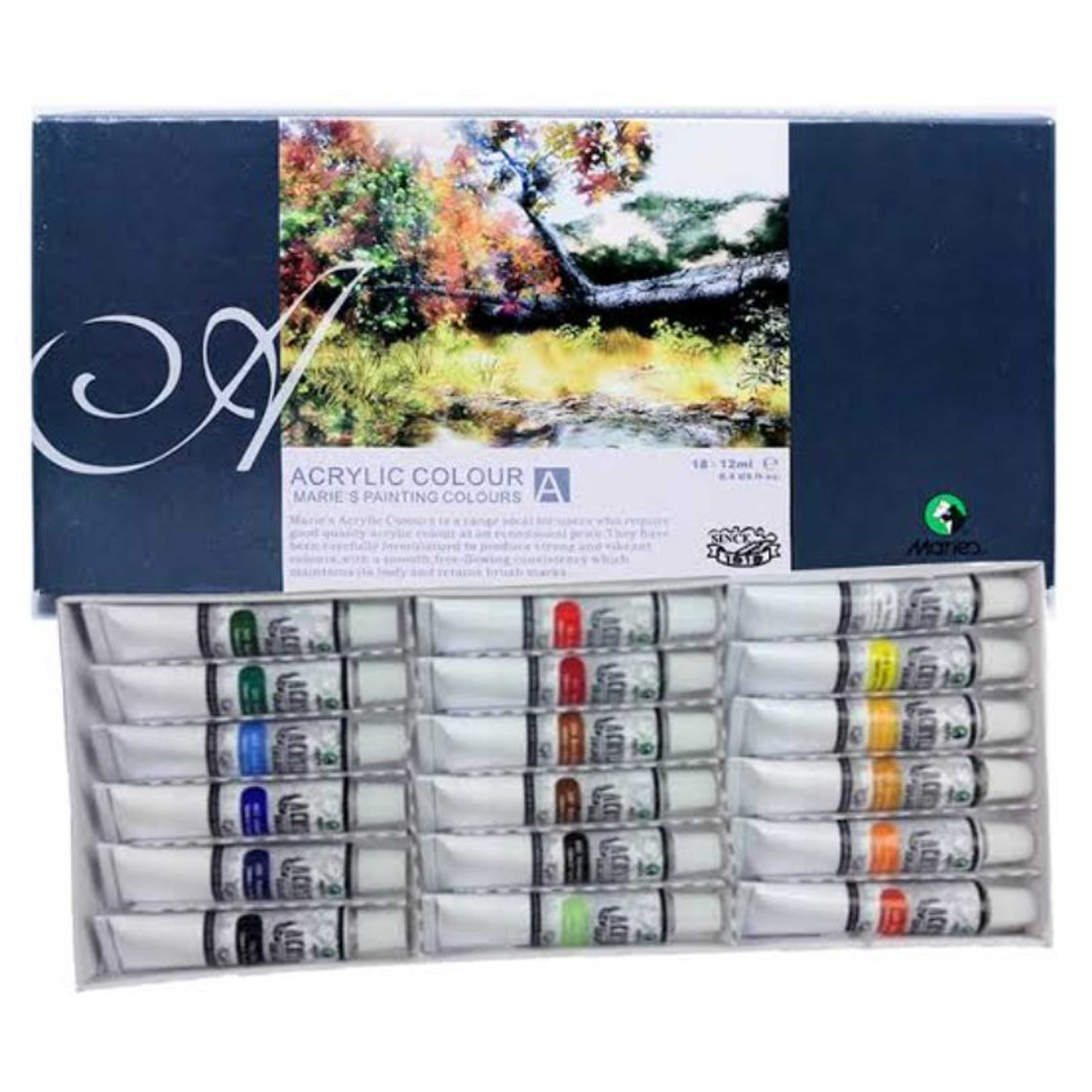 Marie's Acrylic Color - Pack of 12