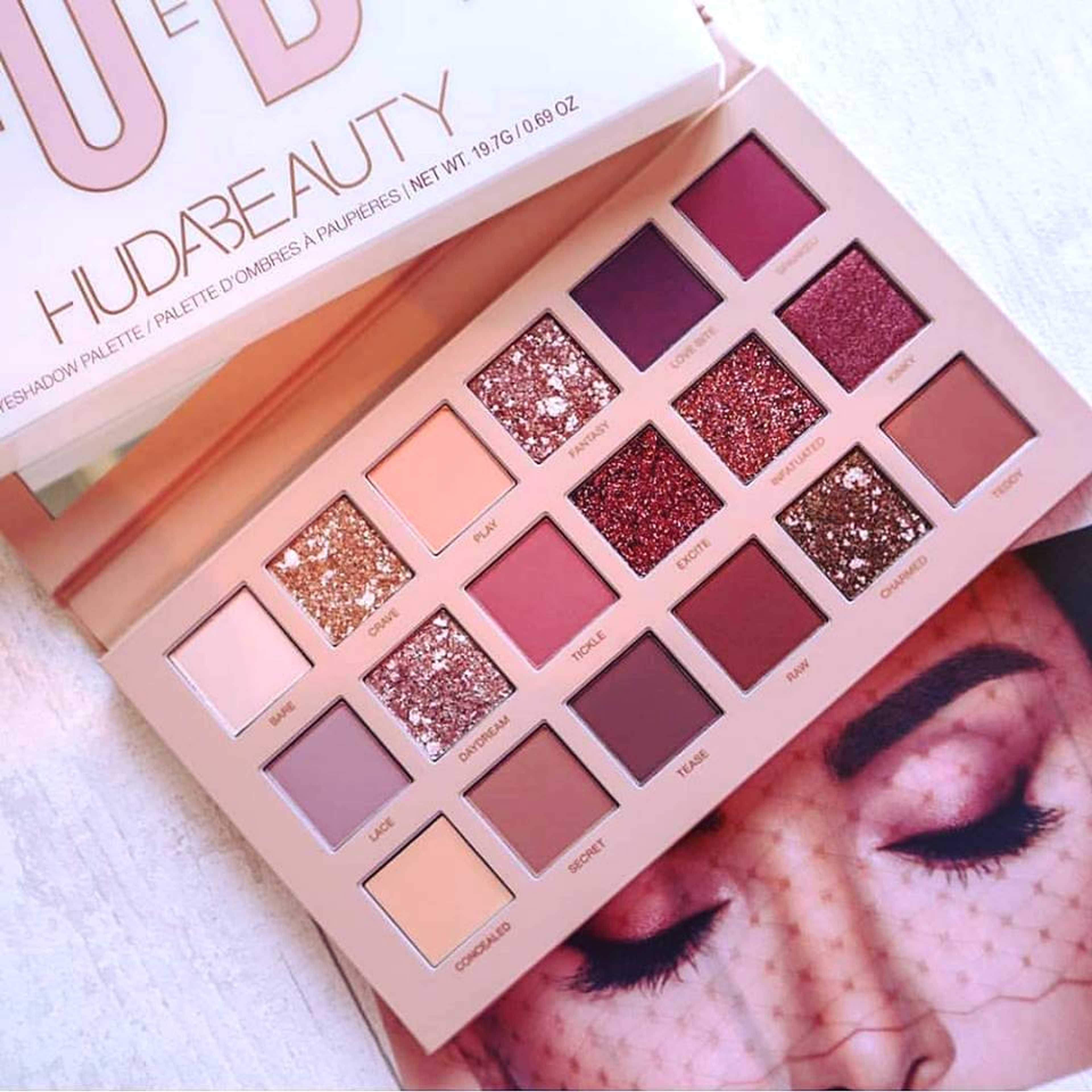 HUDA BEAUTY NUDE PALETTE - 18 COLOURS (CHINA) - Product Main Image