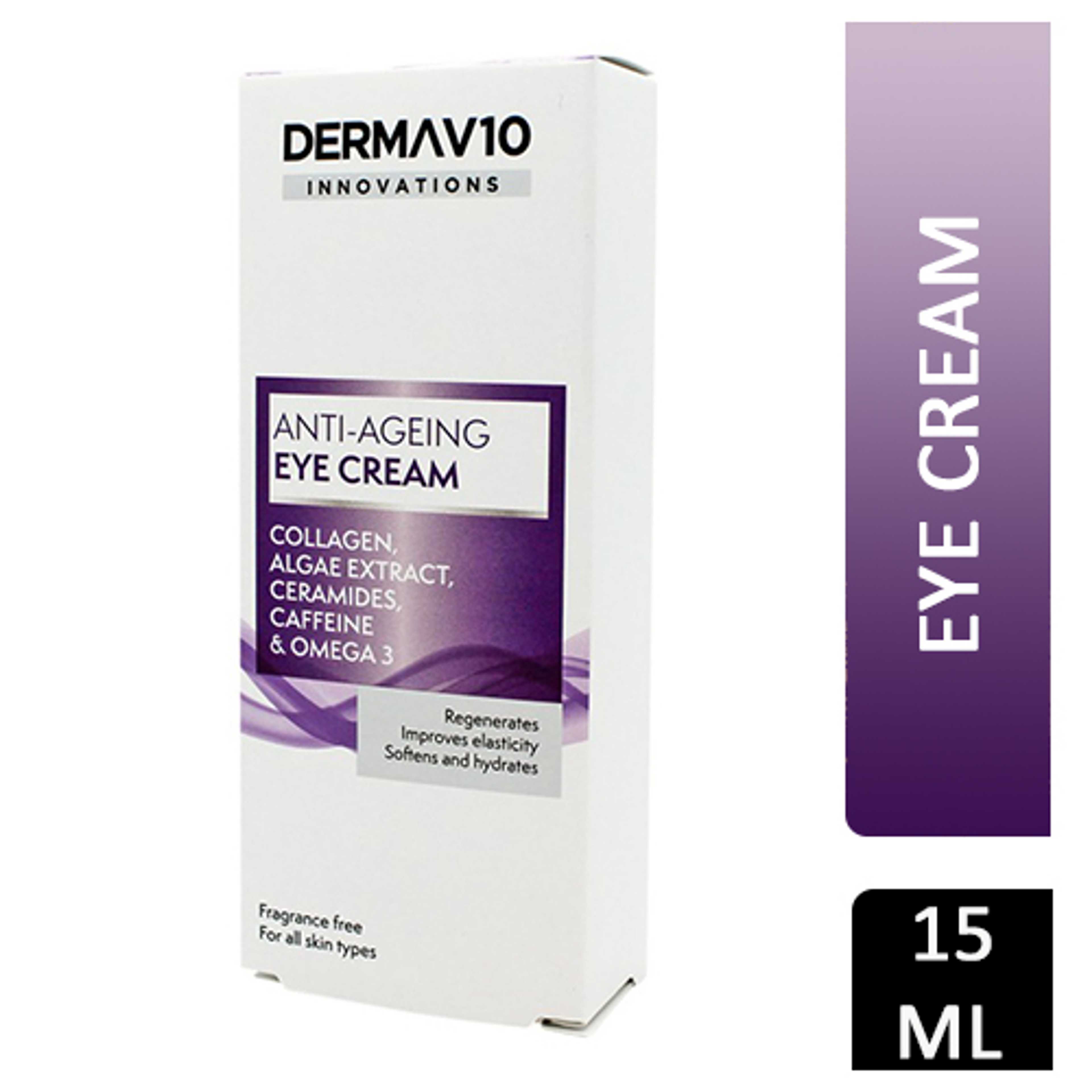 DERMA V10 ANTI AGEING EYE CREAM - 15ml