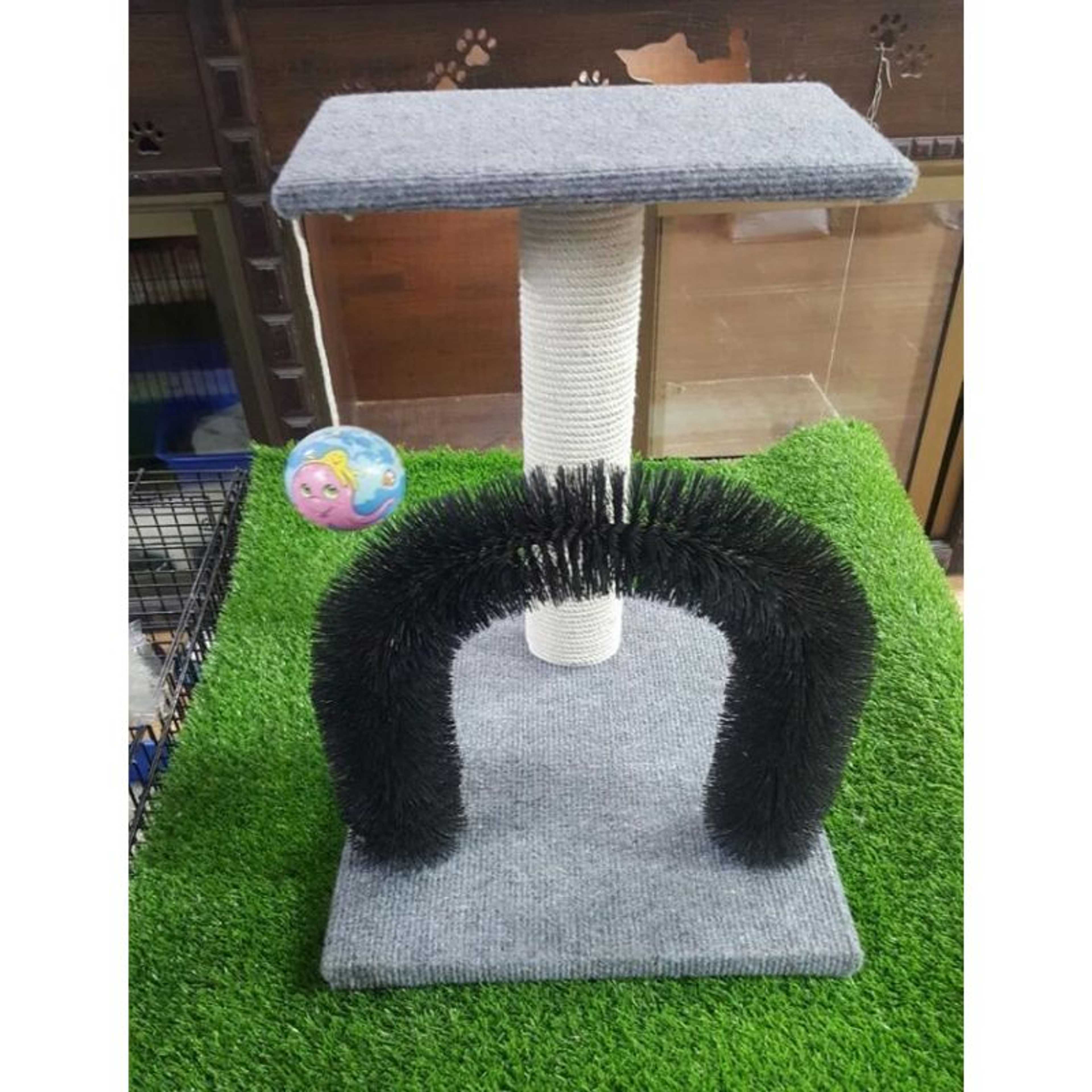Scratch Post/ poll with arch for cats