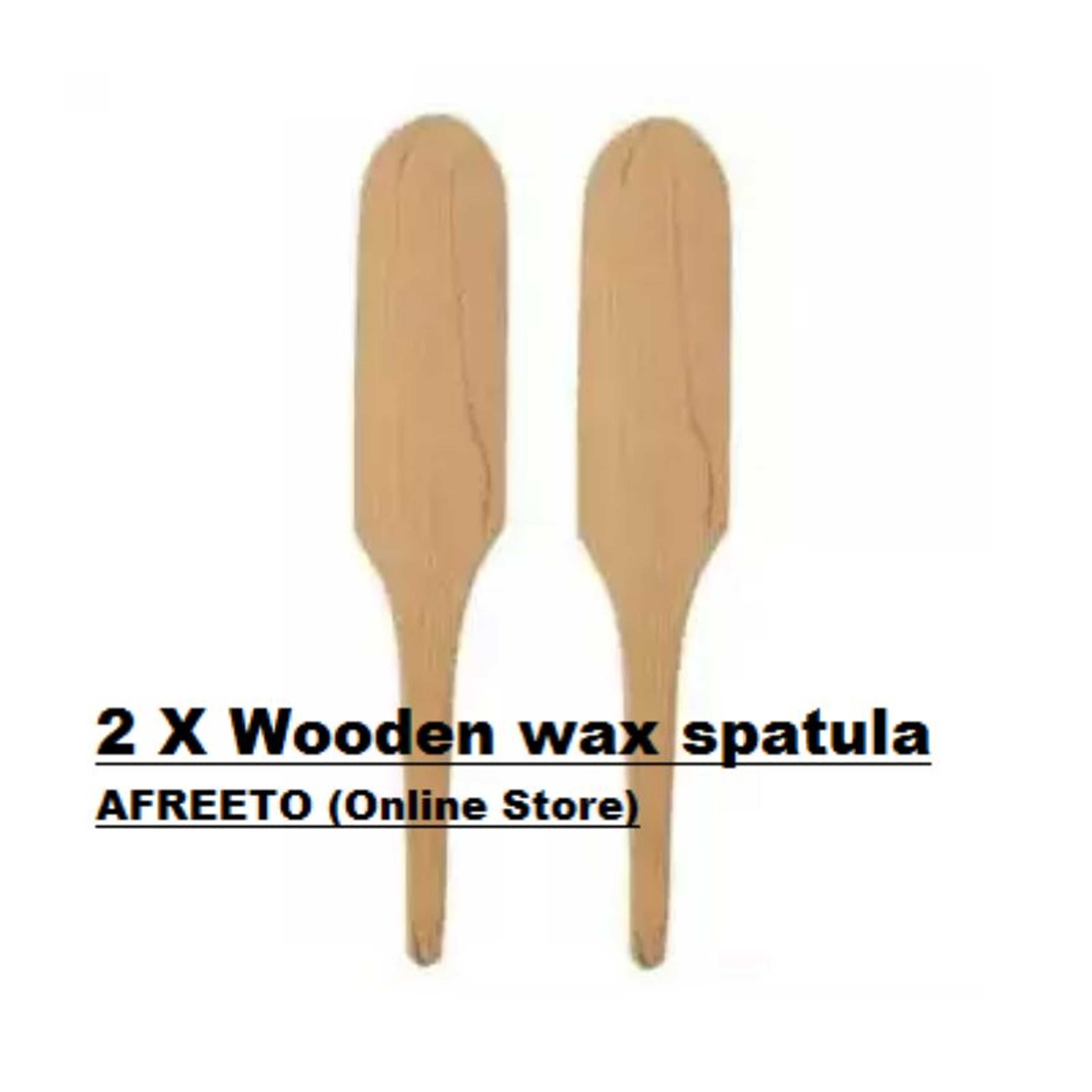 "Pack of 2 - Wooden Waxing Applicators Sticks Best wooden Wax Spatula "