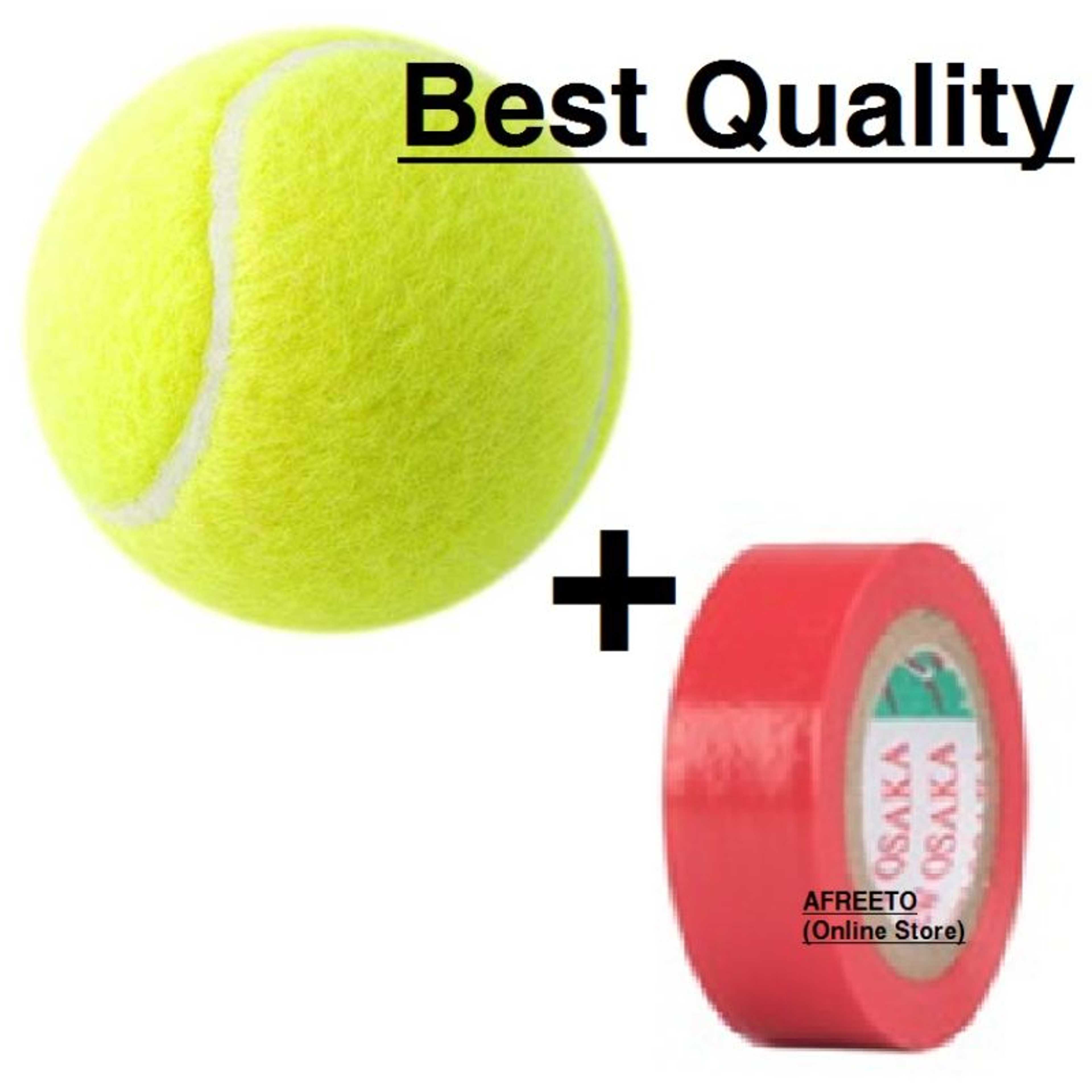 "Cricket Soft Ball With ball Tape tennis ball with red tape "