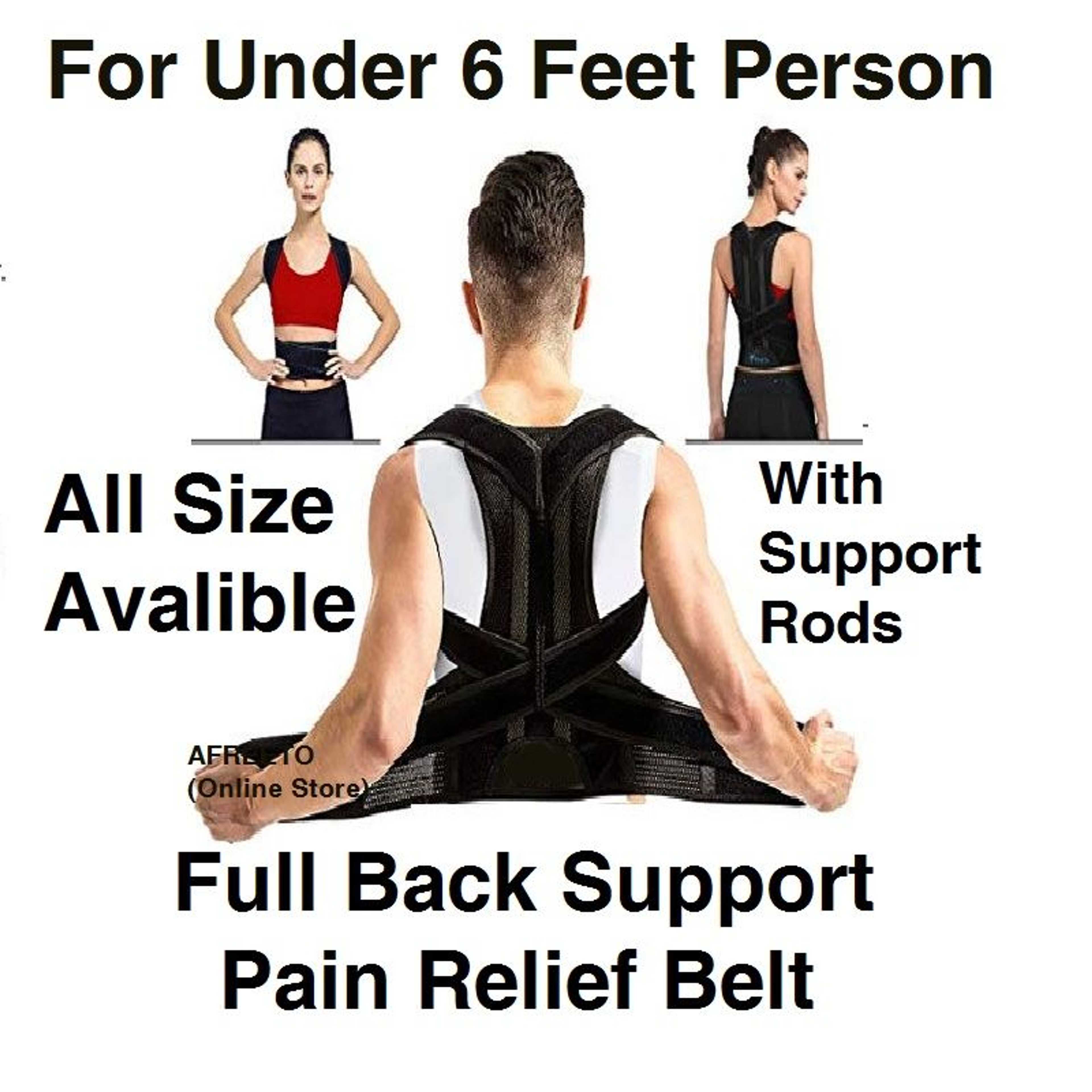 "Adjustable Magnetic Therapy Posture Corrector Brace Shoulder Back Support Belt for Male Female Braces and Supports Belt for Back All Size "