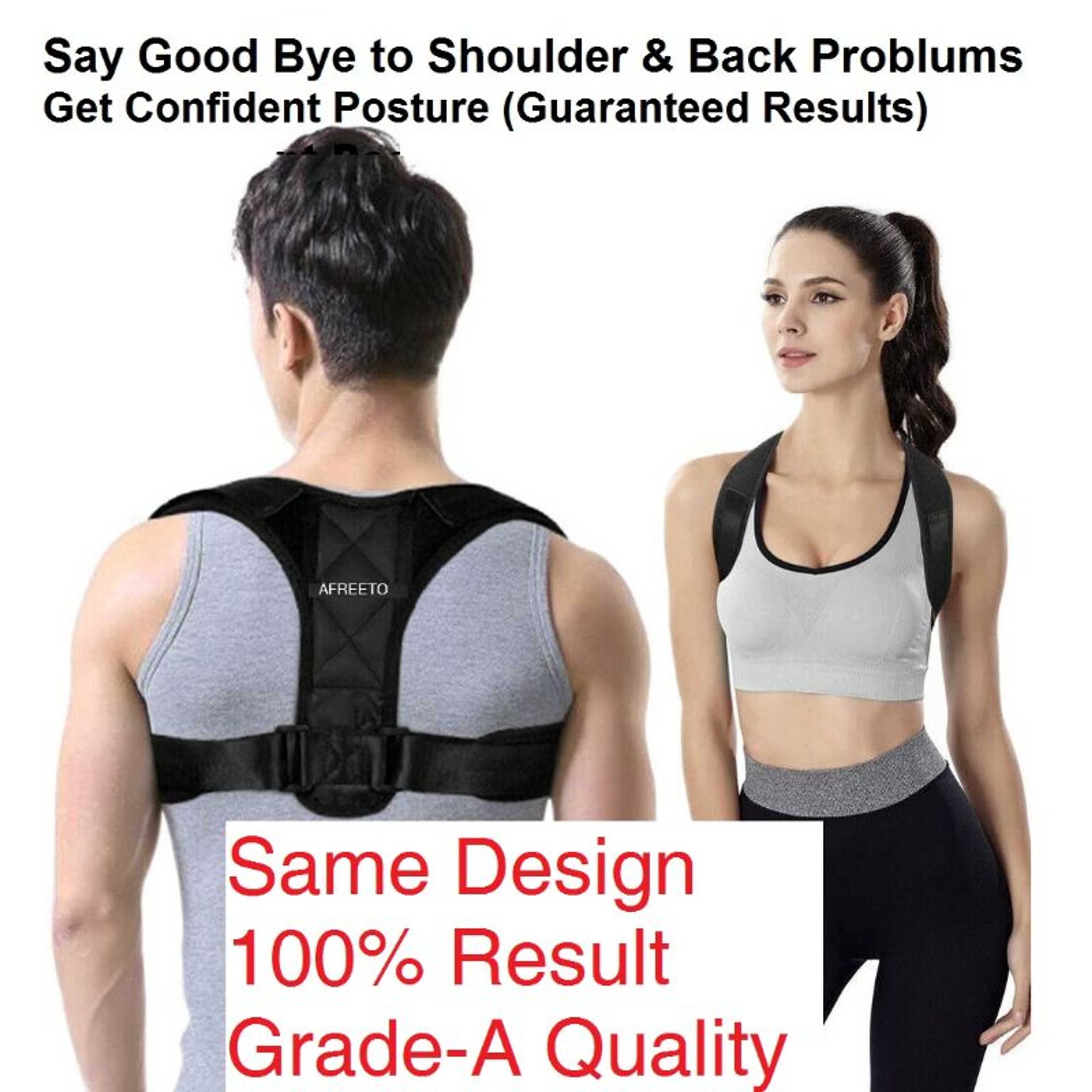"Posture Corrector Belt Adjustable - Back Pain Relief Shoulder Back Support Belt Adjustable Body Posture Corrector for men and women - Back Support Brace "
