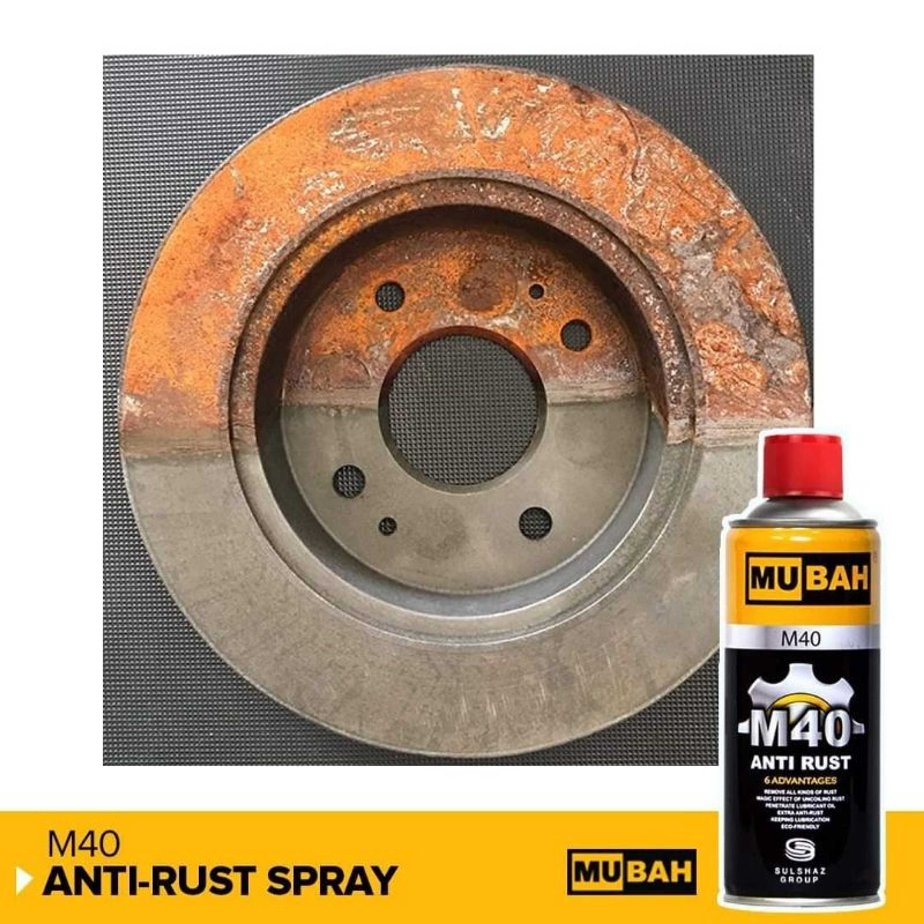 "M- 40 WD 40 Rust Remover by MUBAH 100% accurate 400 ml original m 40 "