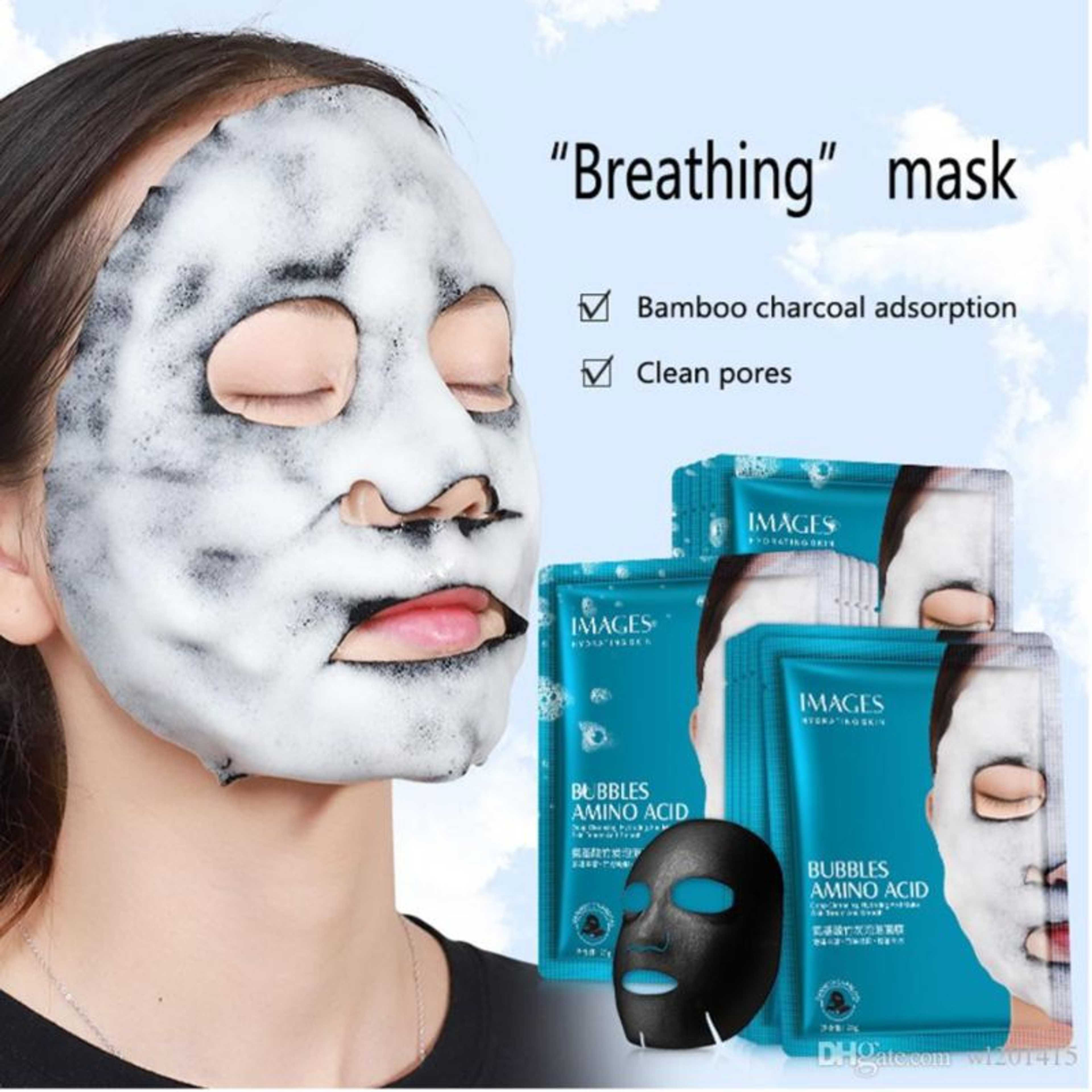 Amino Acid Bubble Facial Mask , Deep Cleansing , Hydrating and Make Skin Tender And Smooth