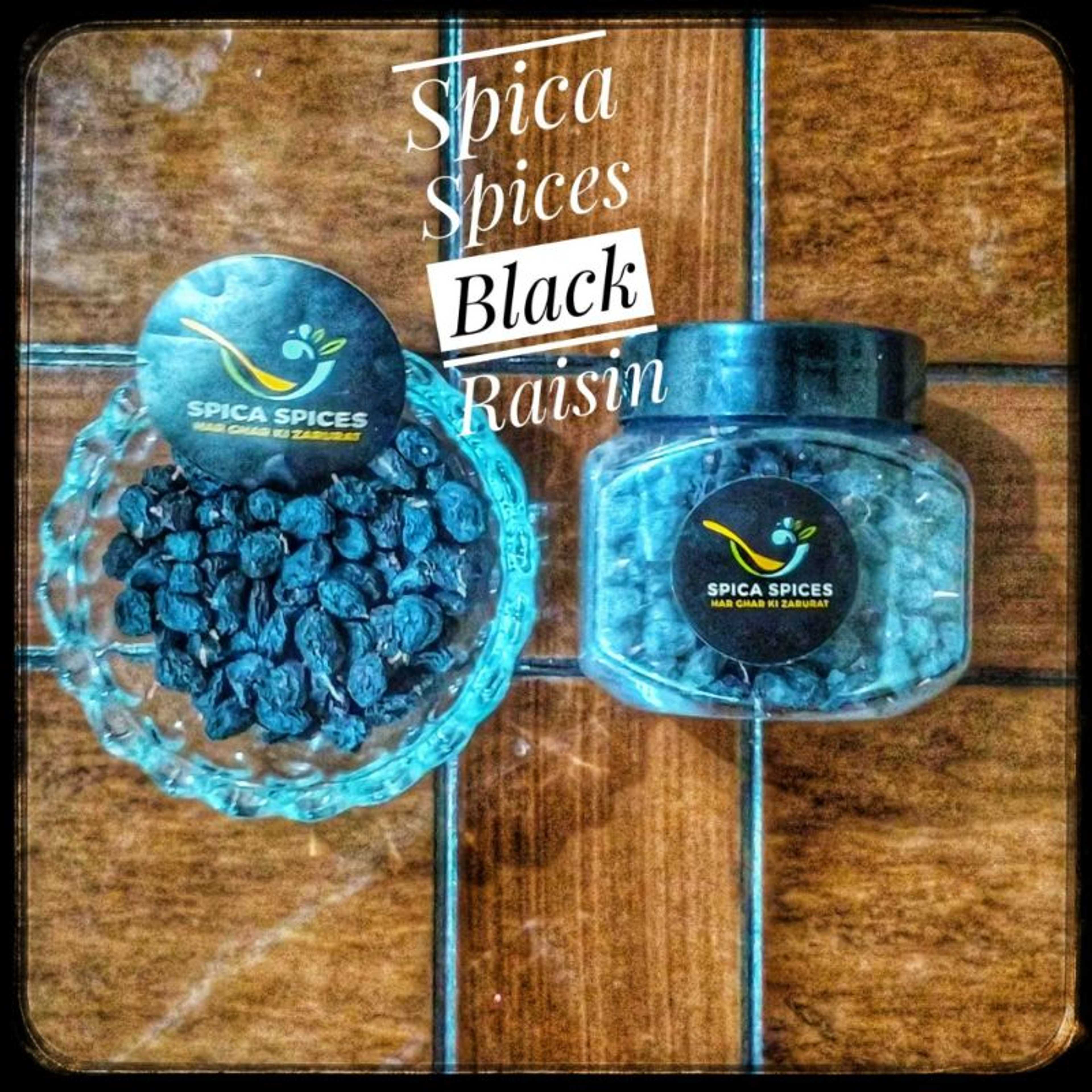 Black Raisin Without Seeds - High Quality - Gross weight 200grams