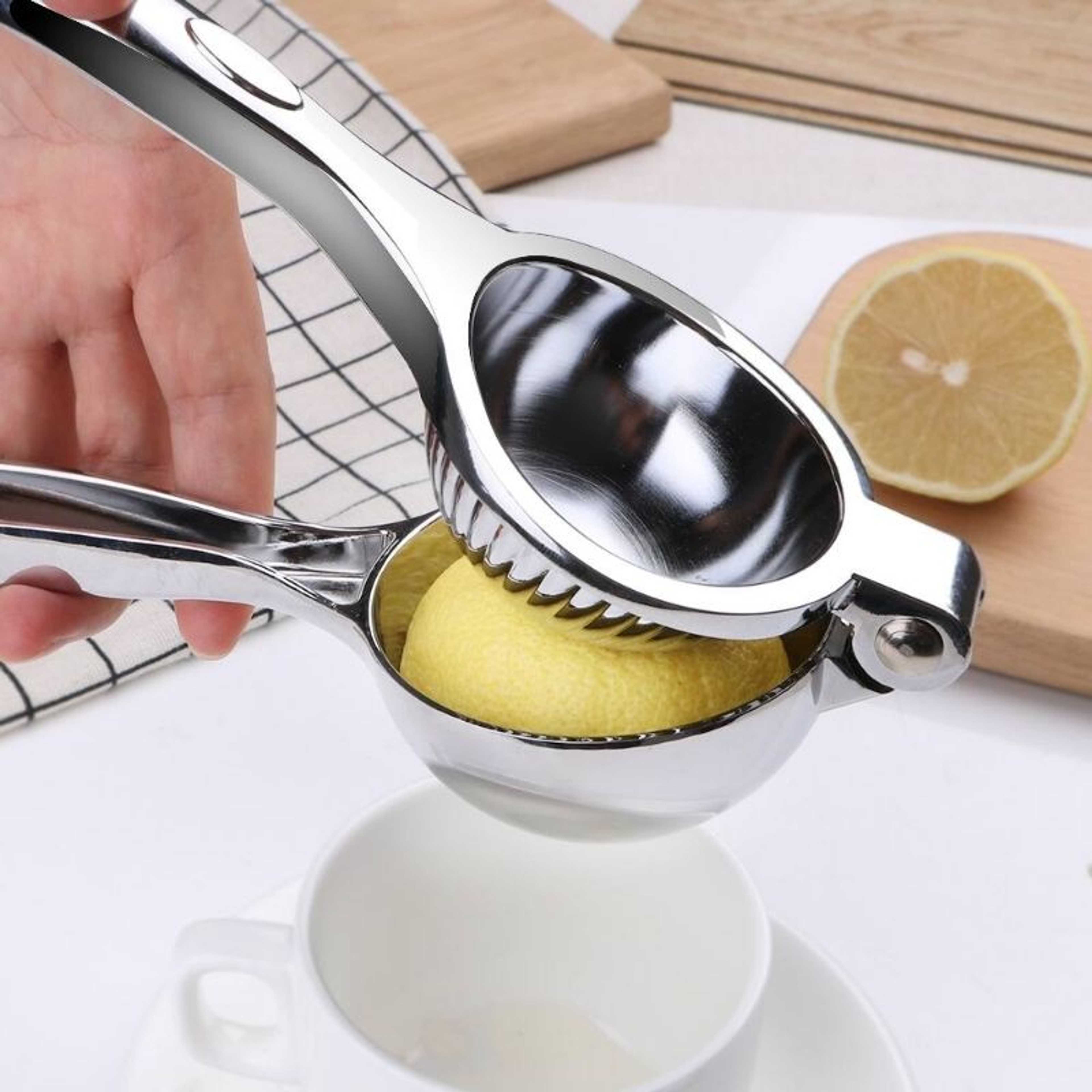 Lemon Squeezer Hand Manual - Lime Hand Juice Lemon Squeezers Press Citrus Press Juicers Squeezer, Premium Quality Lime Lemon Squeezer, Manual Citrus Press Juicer Heavy Stainless Steel