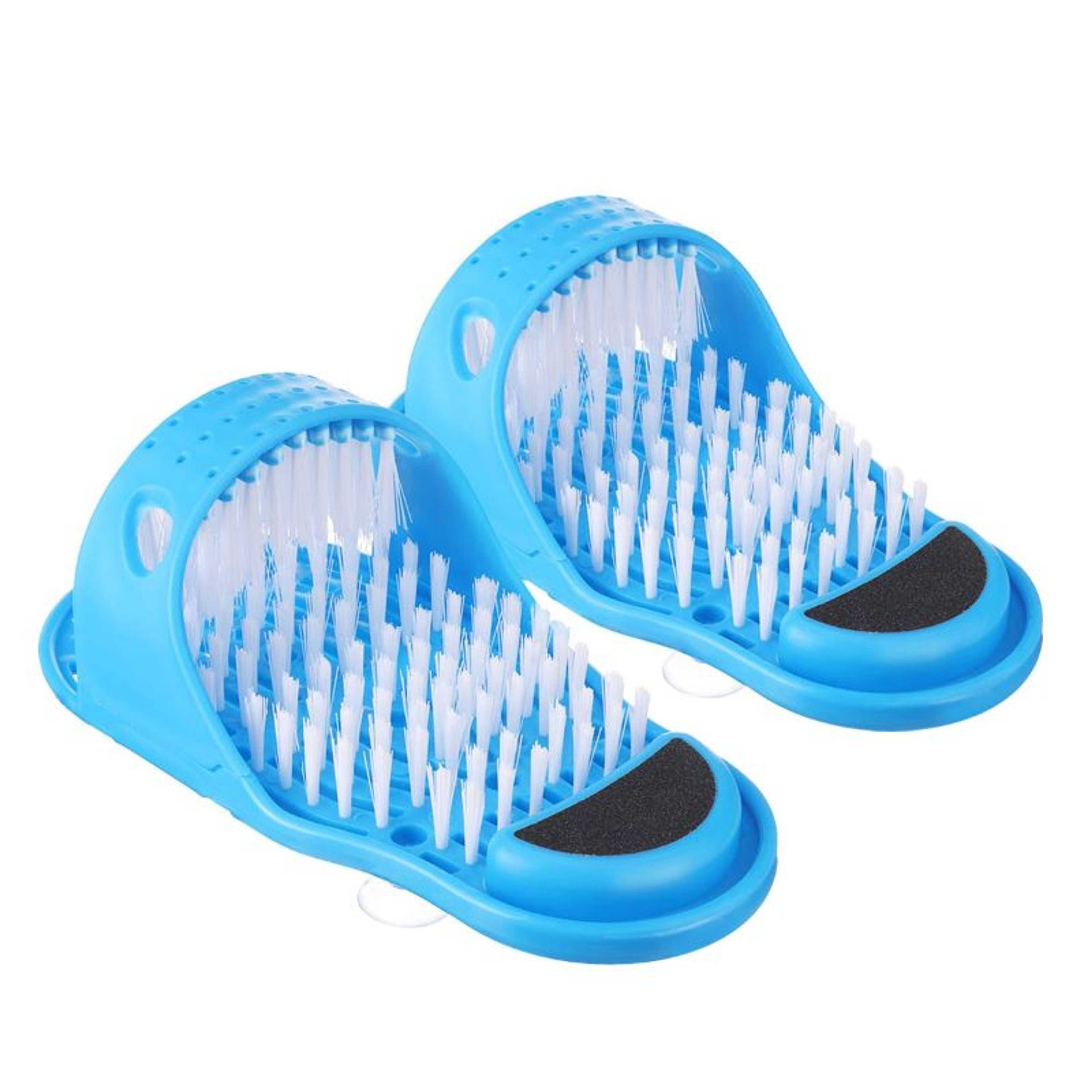 Magic Foot Scrubber, Feet Cleaner, Feet Shower Spa Massage, Easy Cleaning Brush Exfoliating Foot Massager Slippers