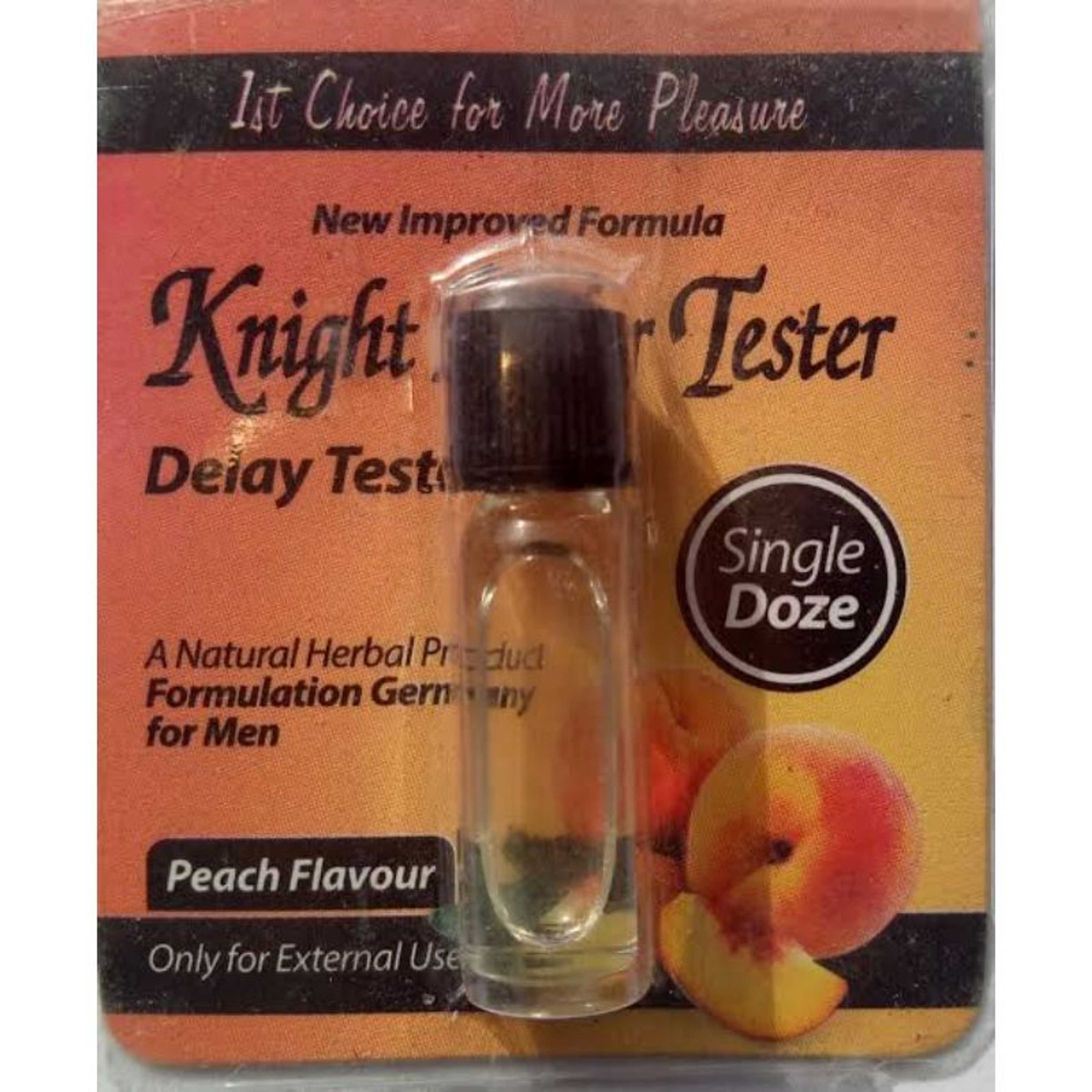 Knight Rider Delay Tester Peach Flavour - Single Doze