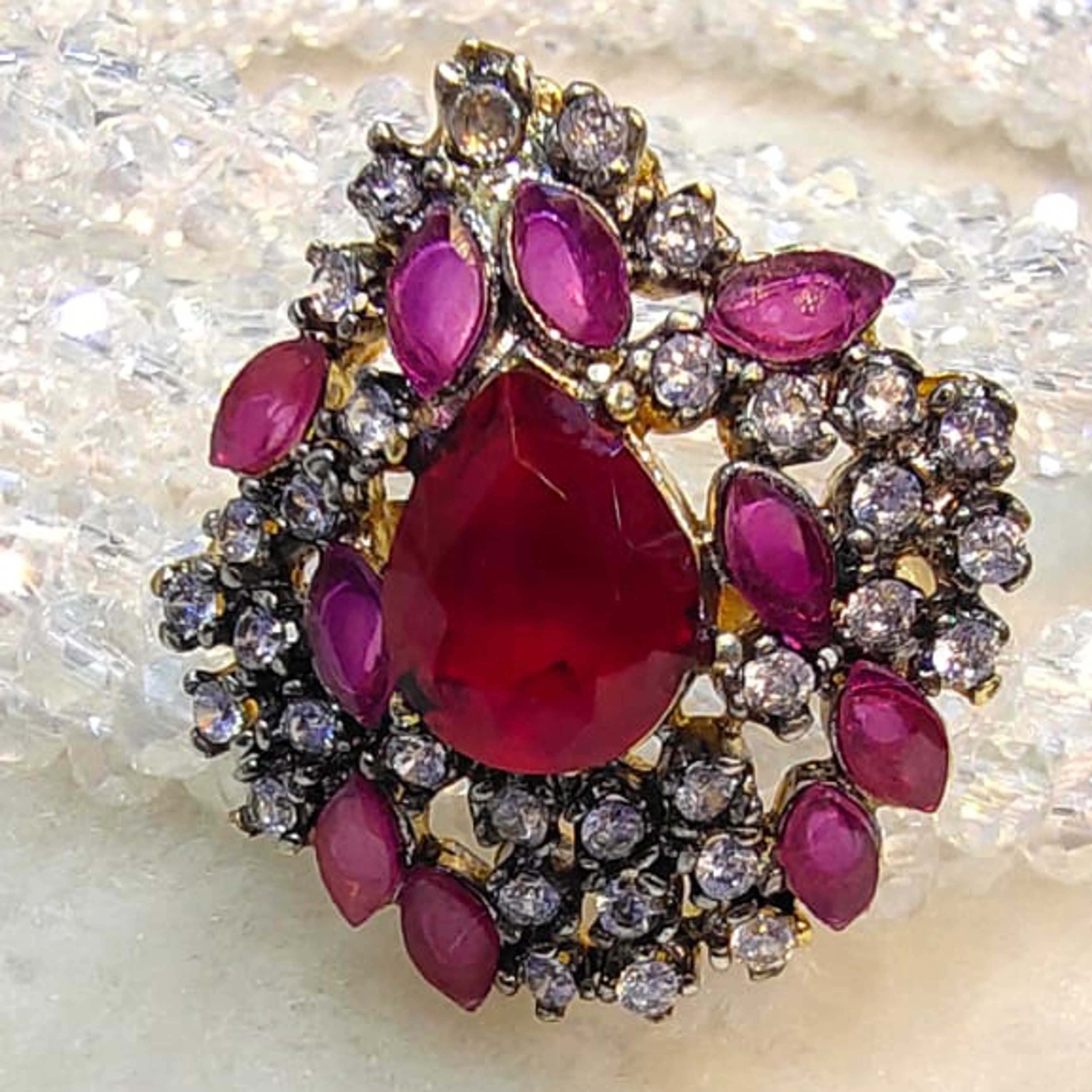 Red Ruby Color Ring