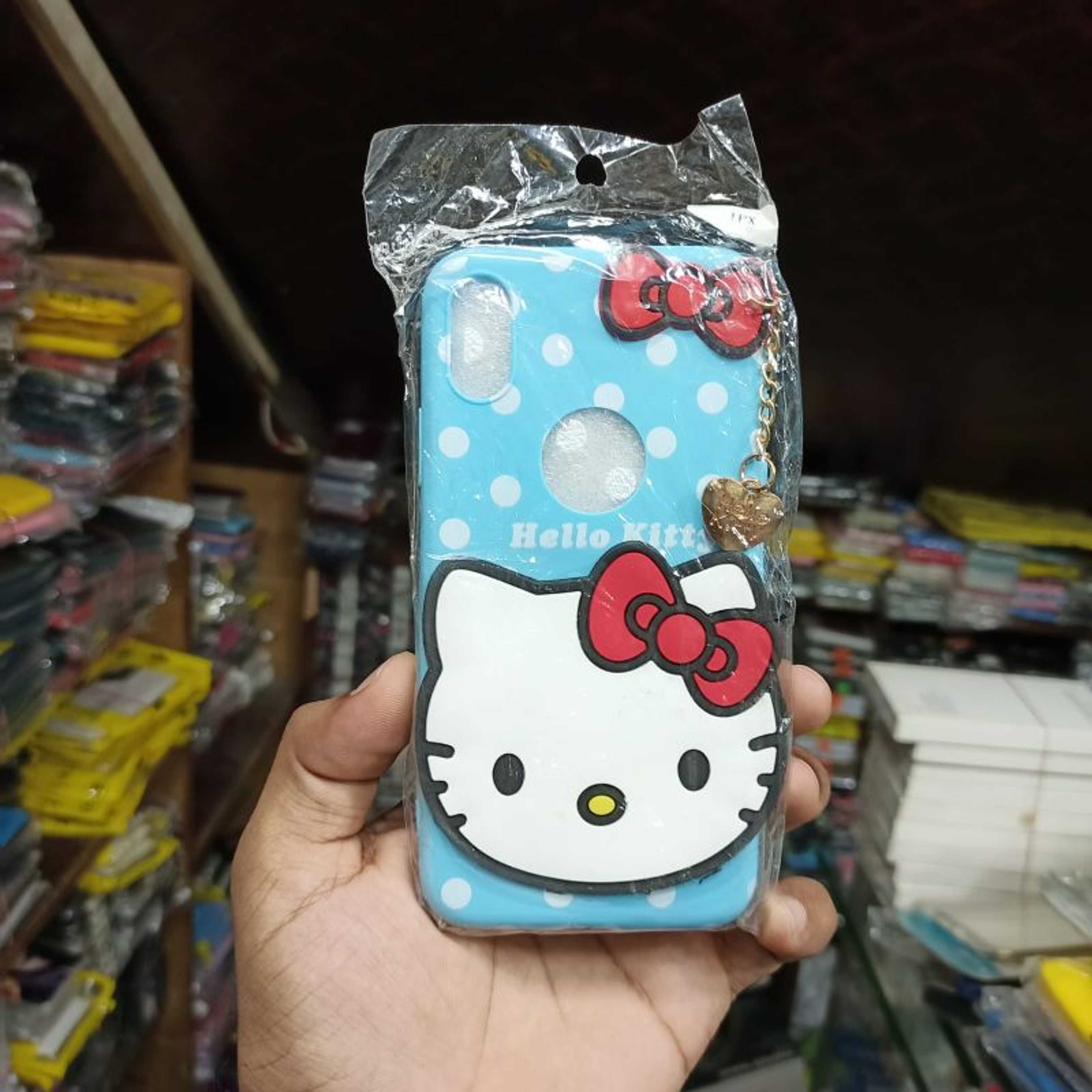 Hello Kitty Soft Silicon Cover Case for iPhone X 