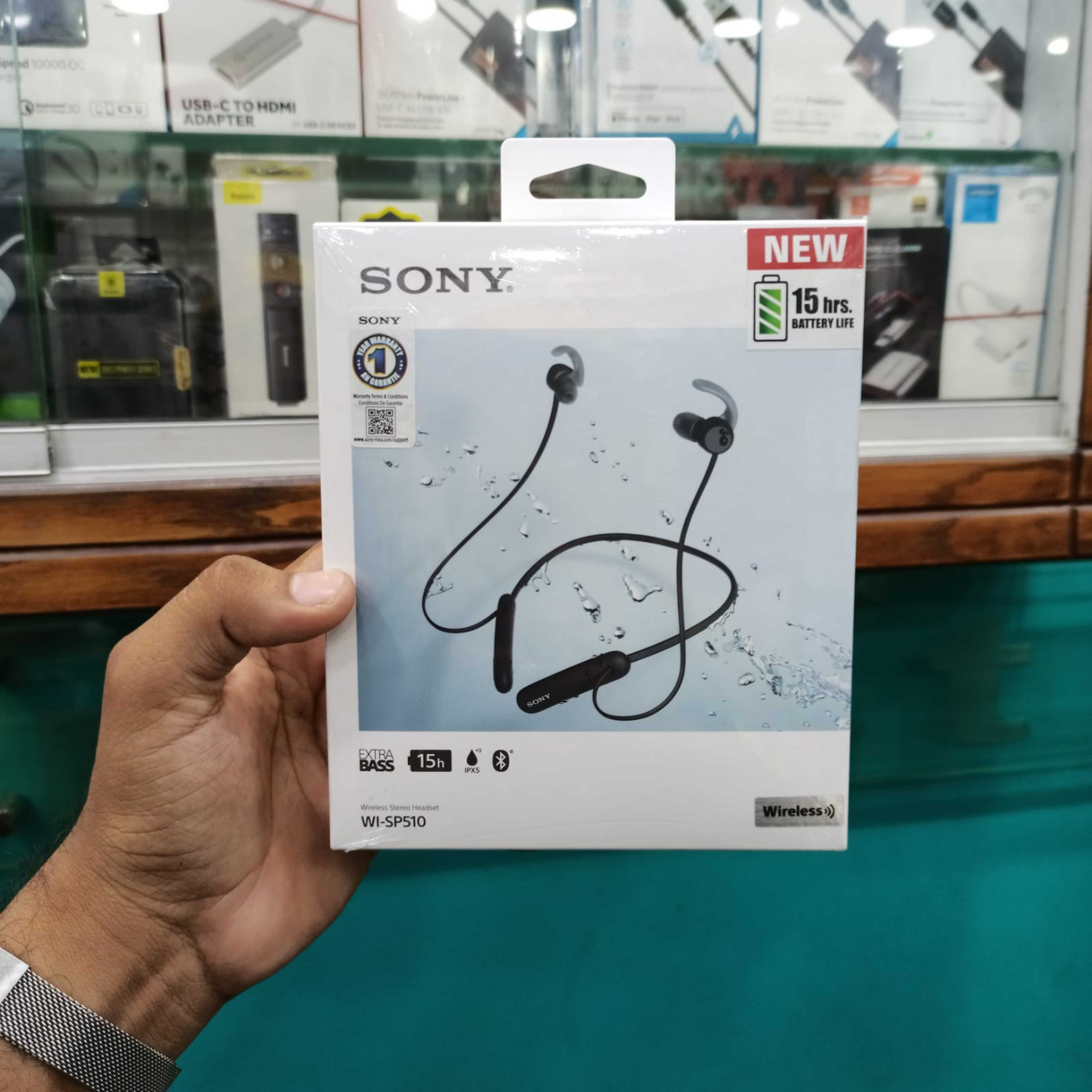 Sony Neckband Earphones - WI-SP510 