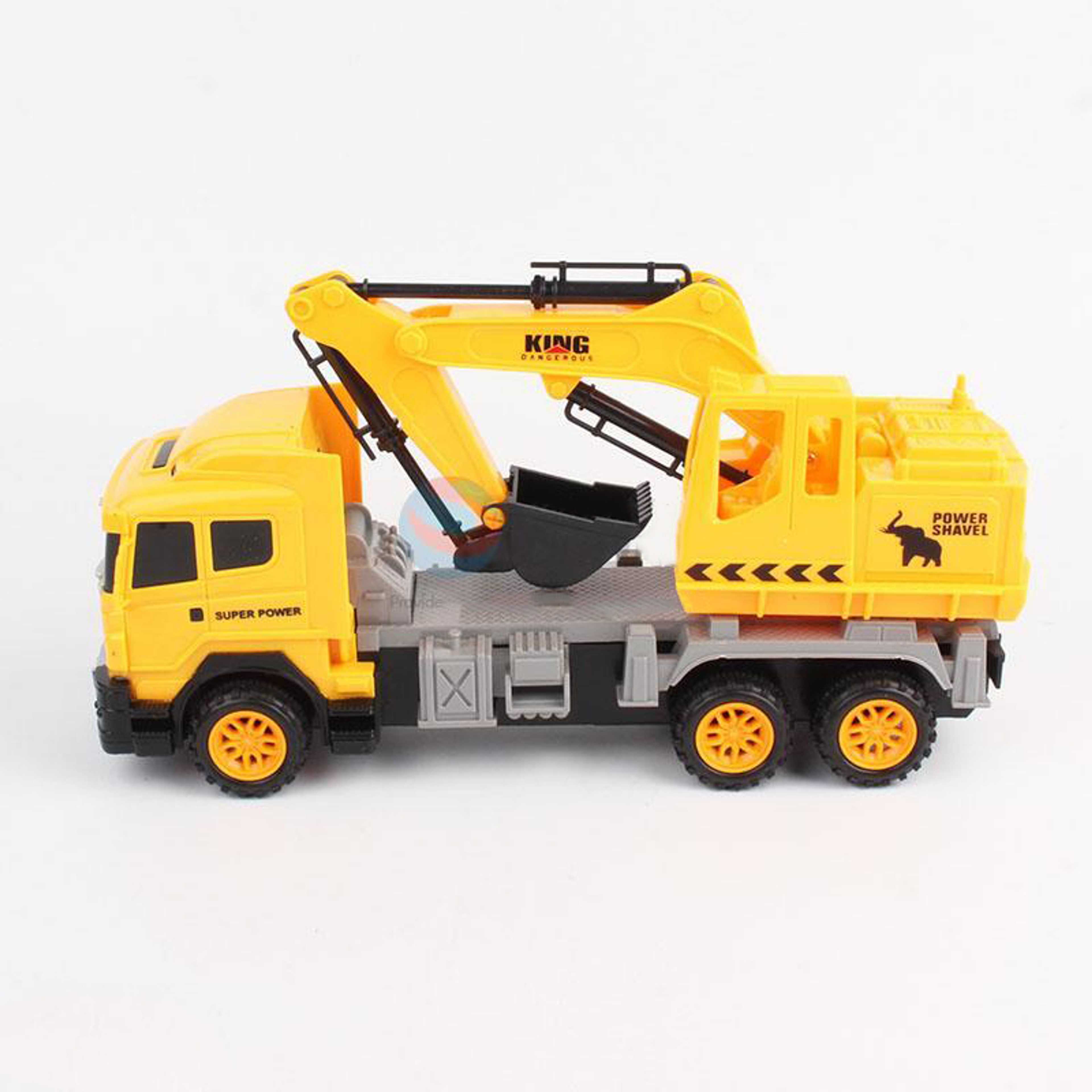 Remote Control Max Truck Bulldozer Yellow Children Excavator Car Toy