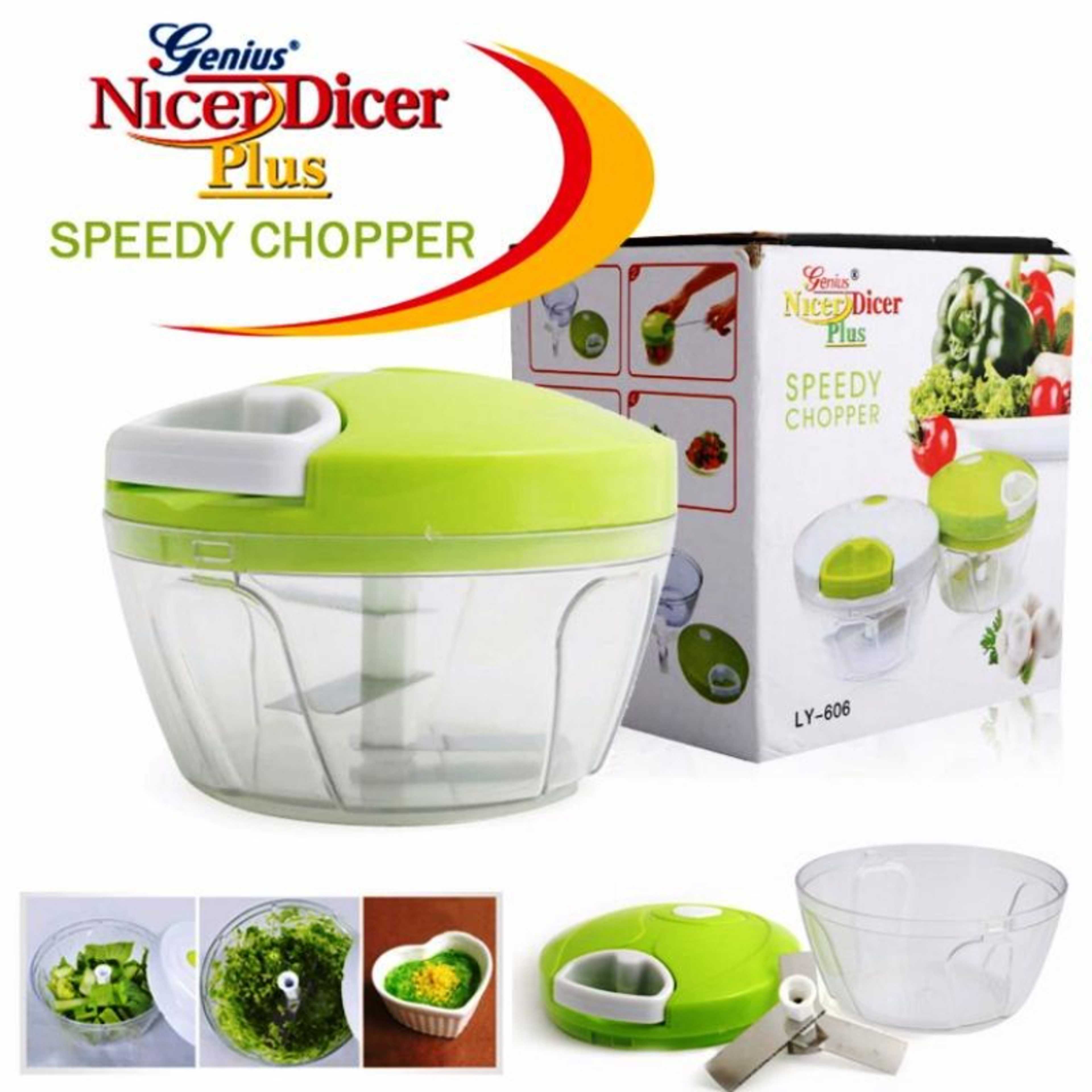 Kitchen Onion Vegetable Chopper Hand Speedy Chopper Fruit Shredder Slicer