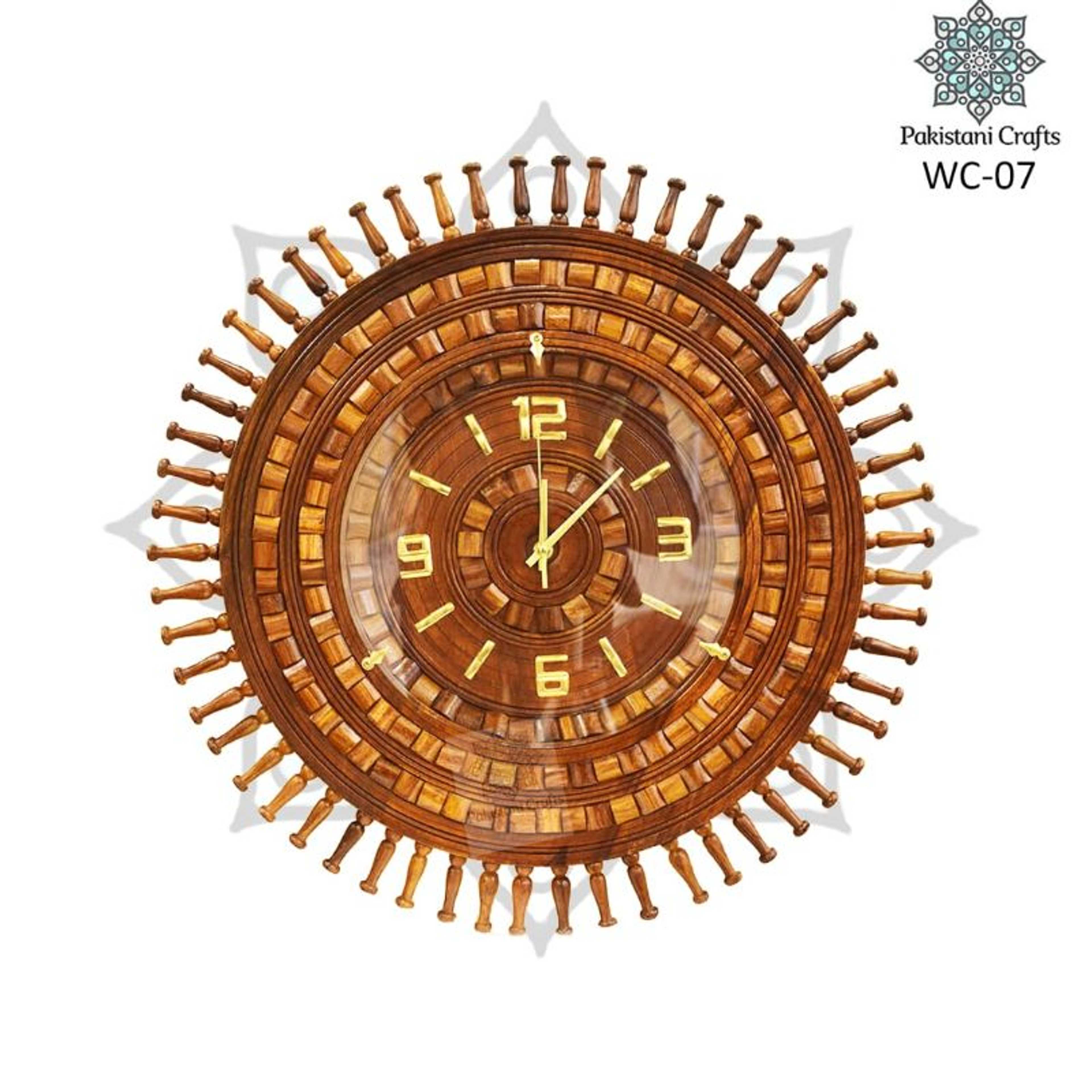Wooden Wall Clock WC-07