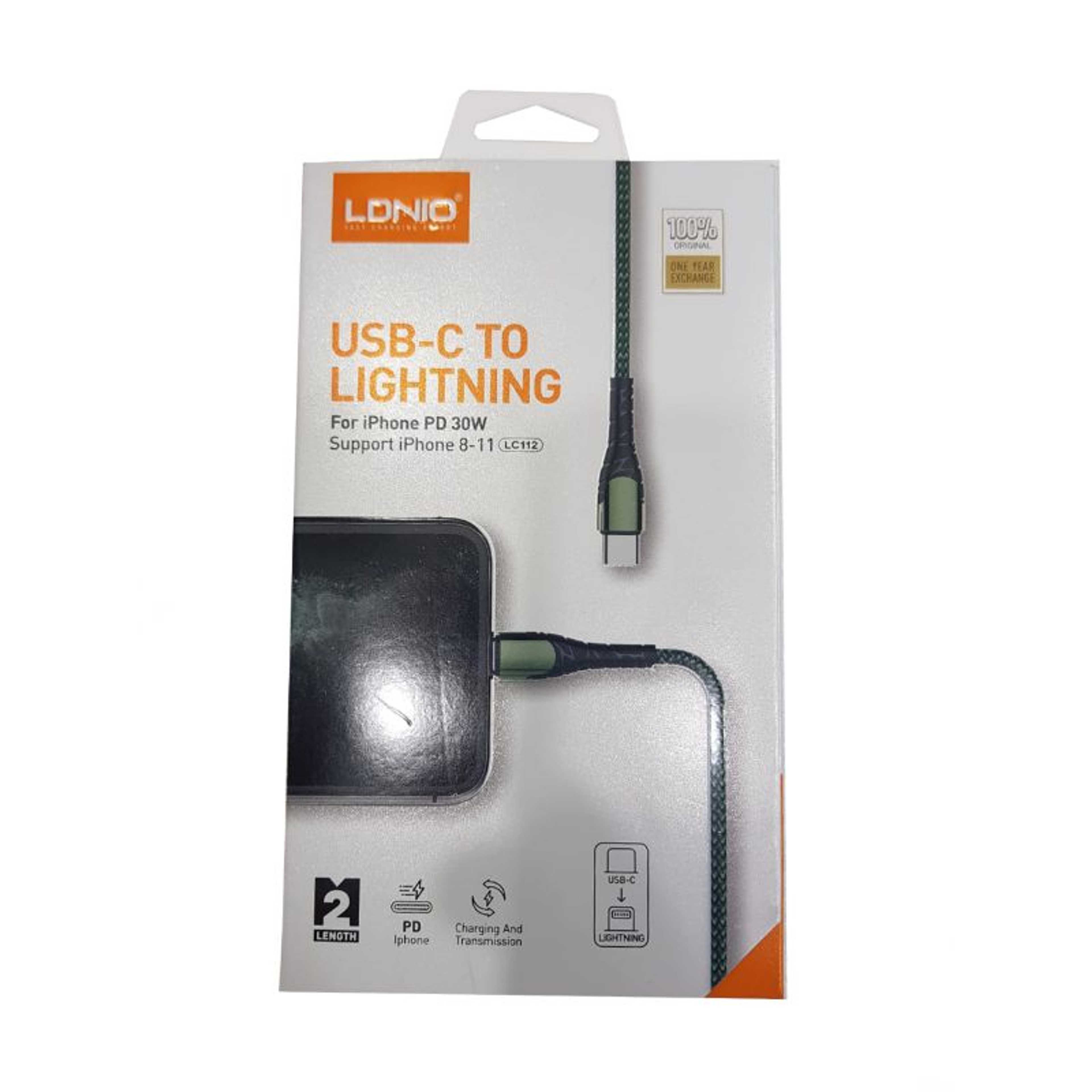 LDNIO USB-C Lighting 30W for iPhone