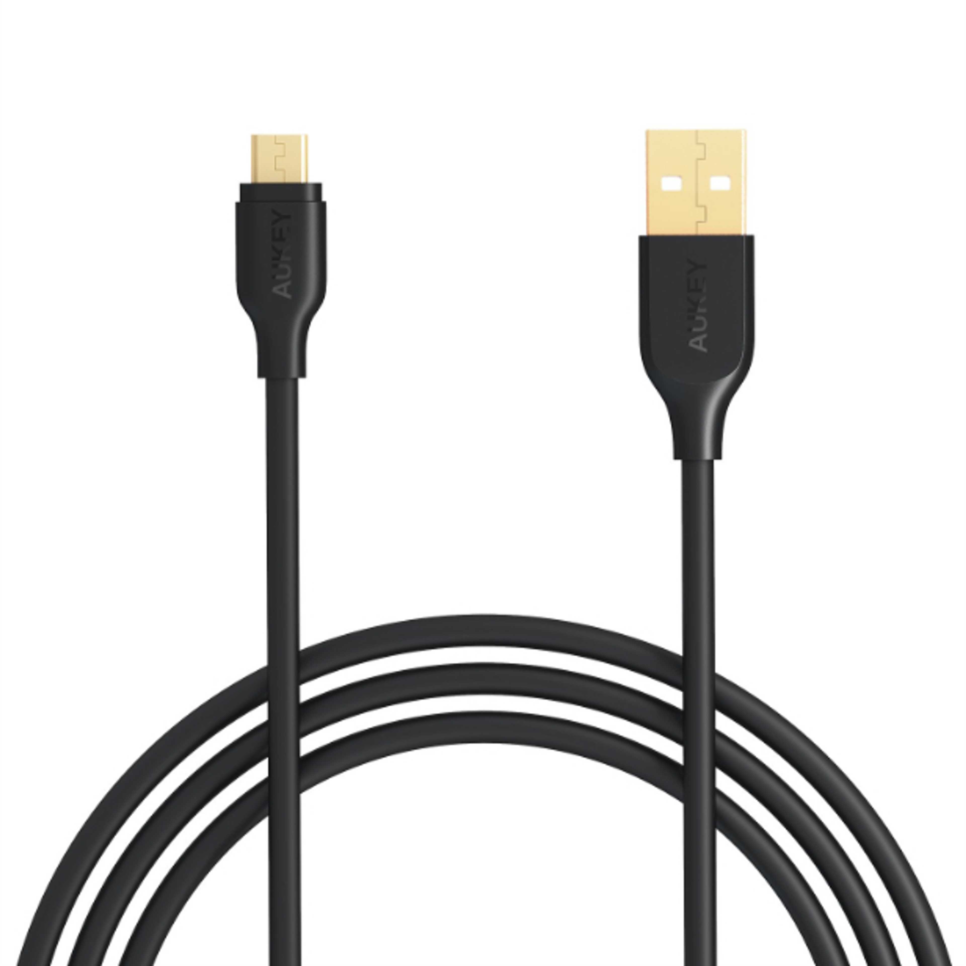 Aukey Gold-plated Qualcomm Quick Charge 3.0 Micro USB 2.0 Cable 1m (CB-MD1)