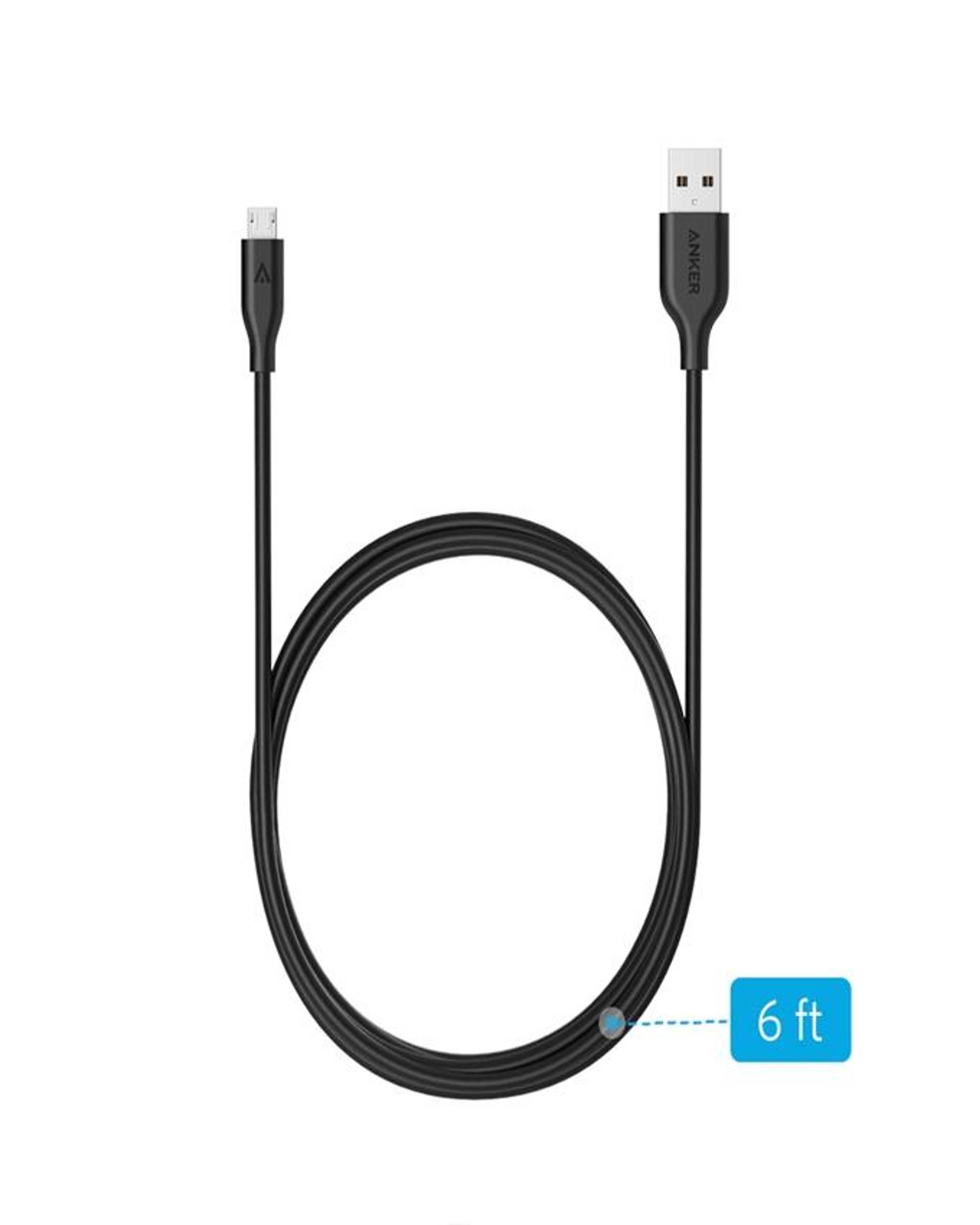 Anker A8133H11 - PowerLine Micro USB - 6ft