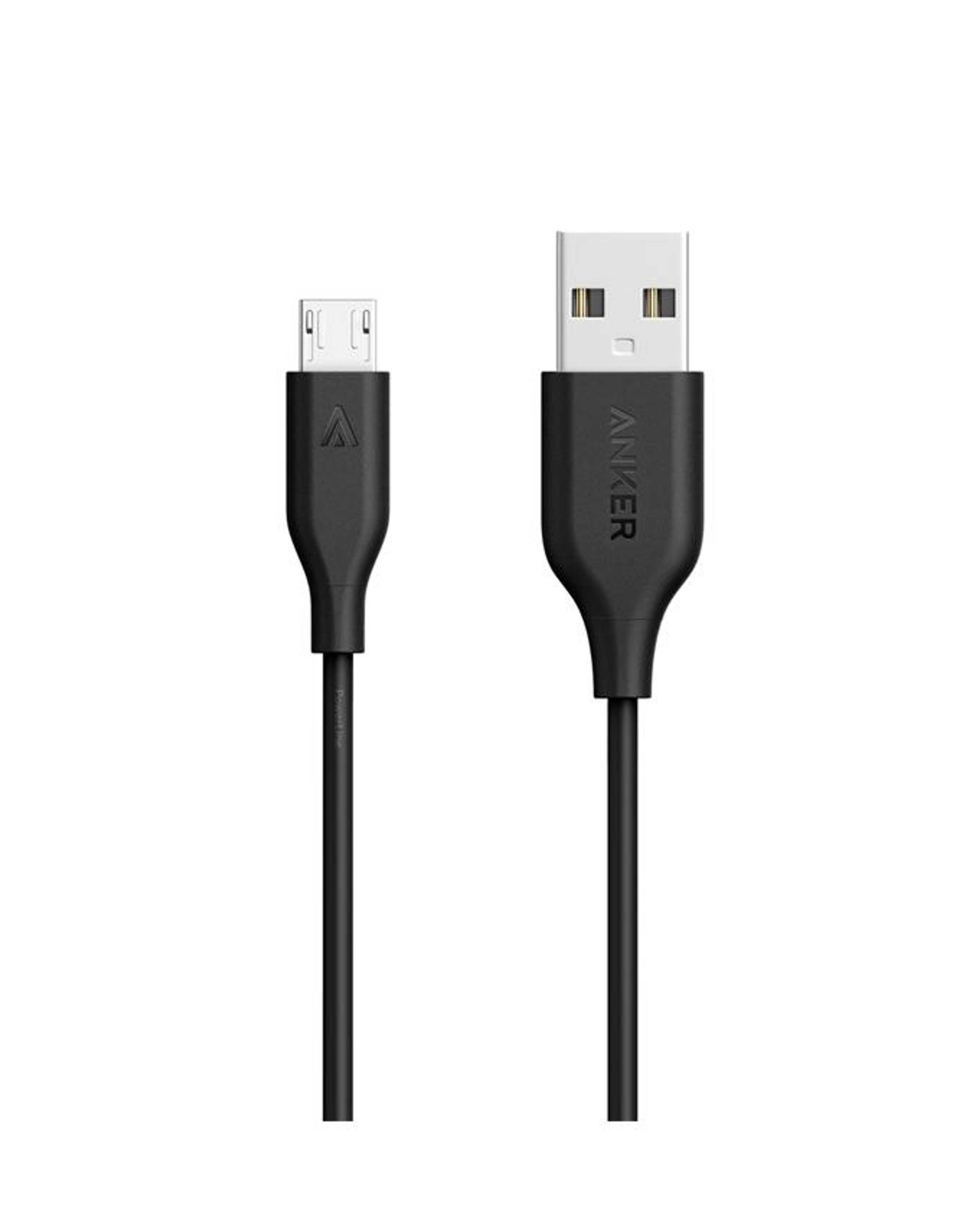 Anker PowerLine Micro USB Cable for Android - 3ft / 0.9 m - Black
