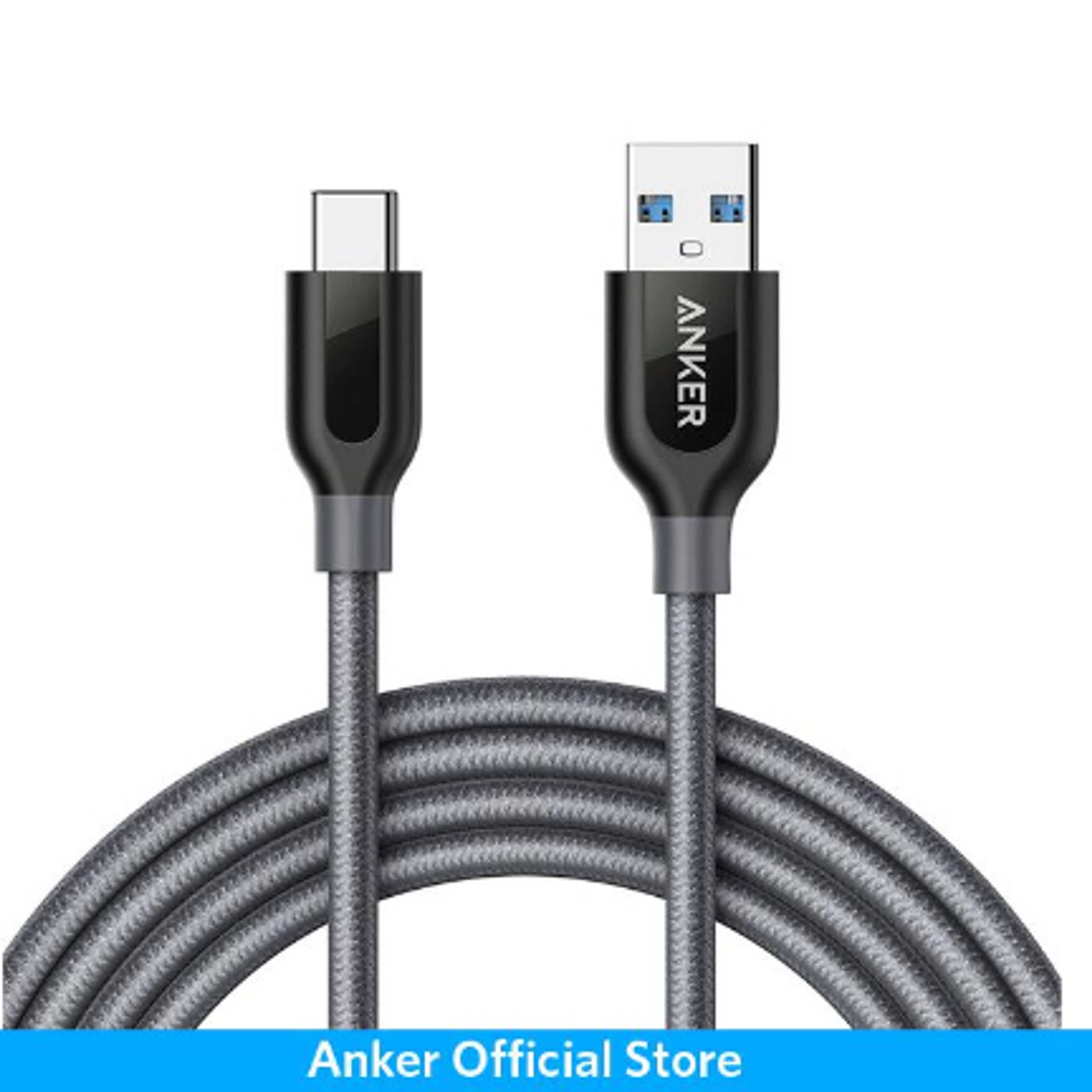 Anker A8169HA1 - PowerLine+ USB-C to USB-A - 6ft
