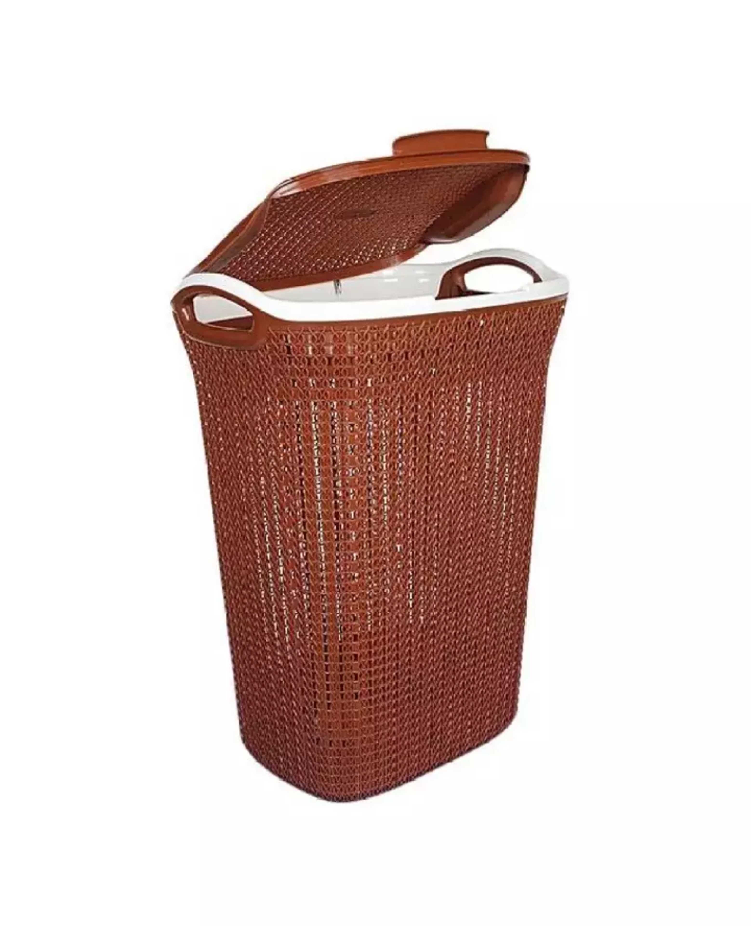 Premium Laundry Basket in knitting design