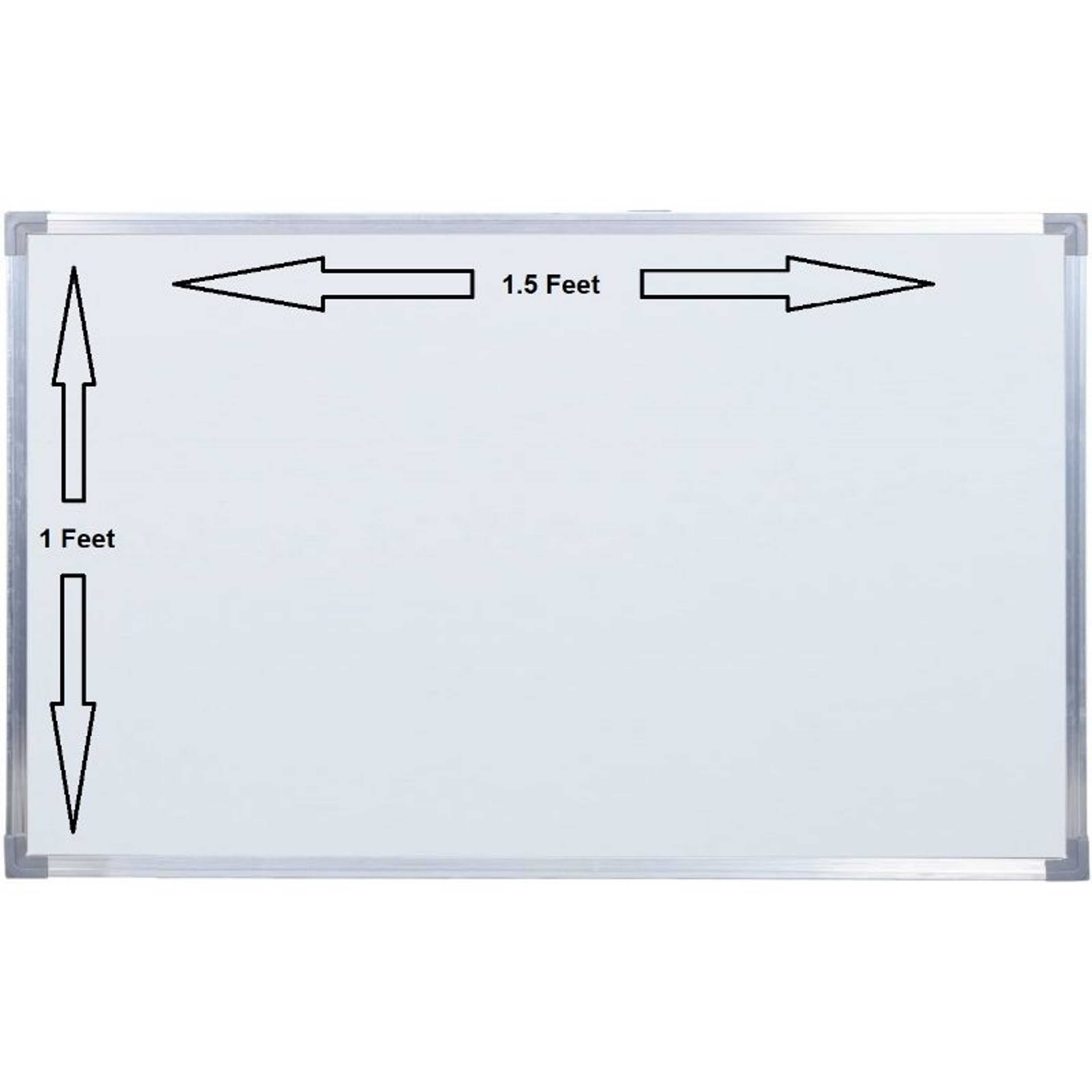 1ft x 1.5ft Dry Erase White Board Hanging Writing Drawing & Planning Whiteboard