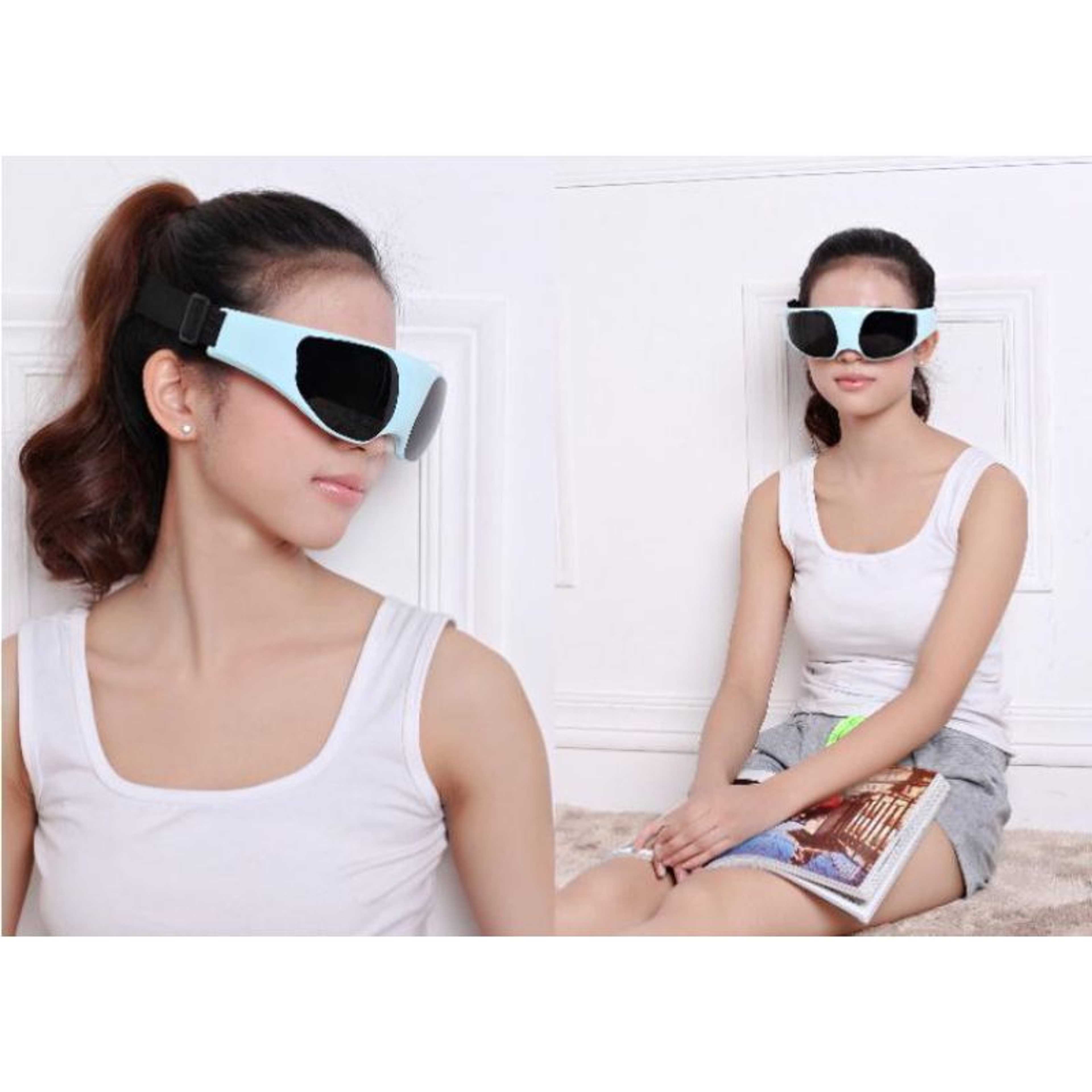 Electric Health Care Eye Massager Mask Migraine Alleviate Fatigue Forehead Eye Protection Massager