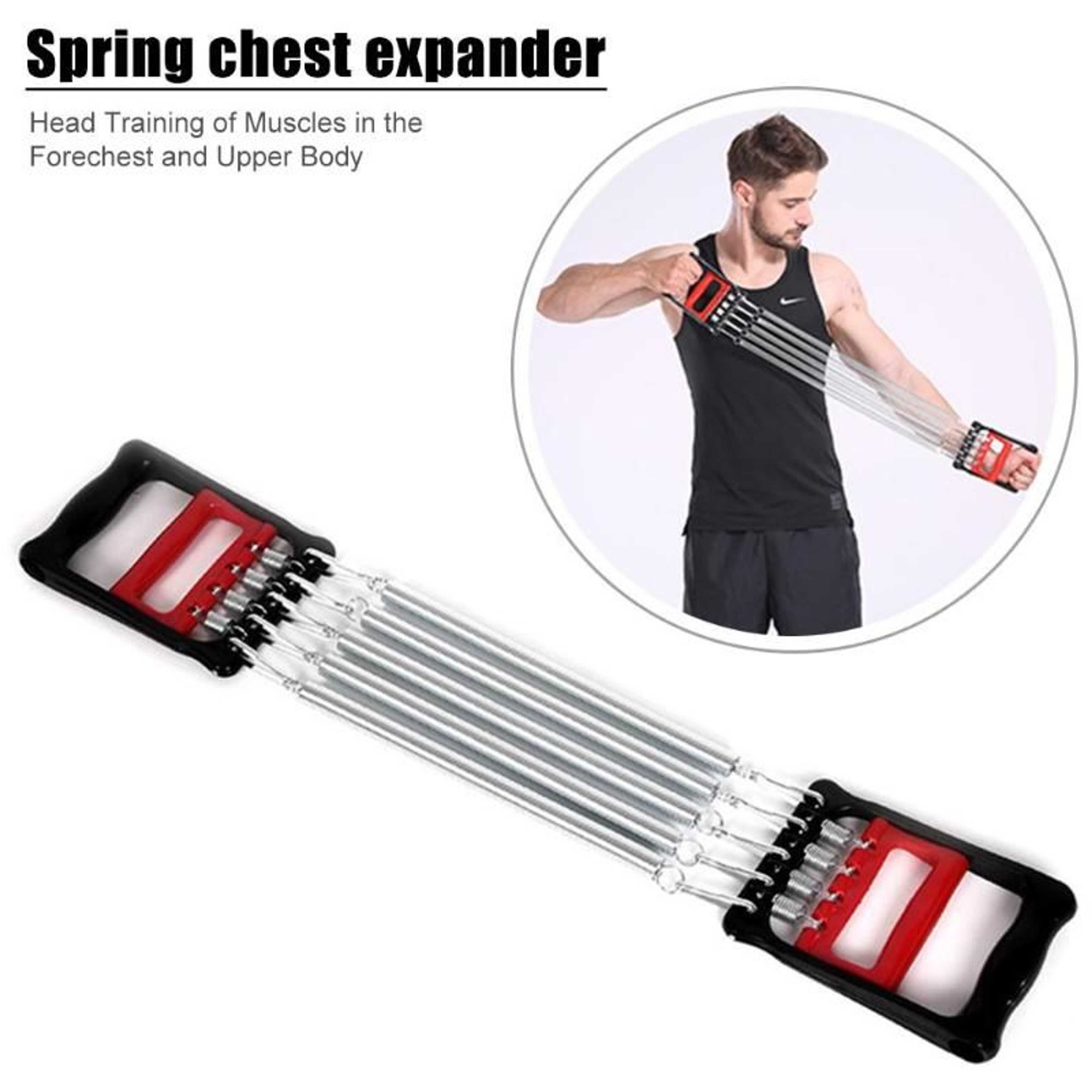 Fitness Wrist Forearm Adjustable Hand Grip Springs Chest Expander Strength Training Device