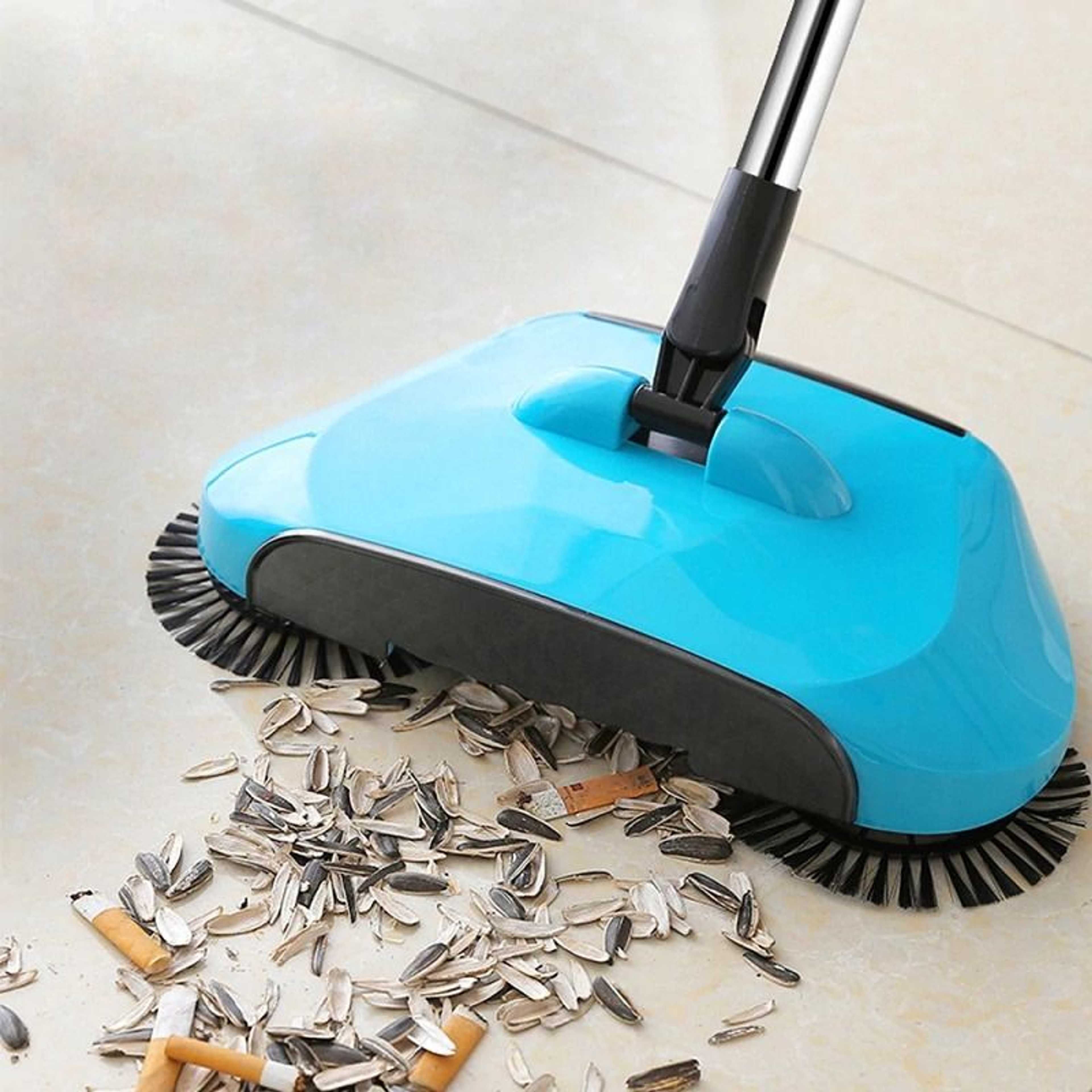 Stainless Steel Hand Push Sweepers Sweeping Machine Magic Broom Household Cleaning Tool
