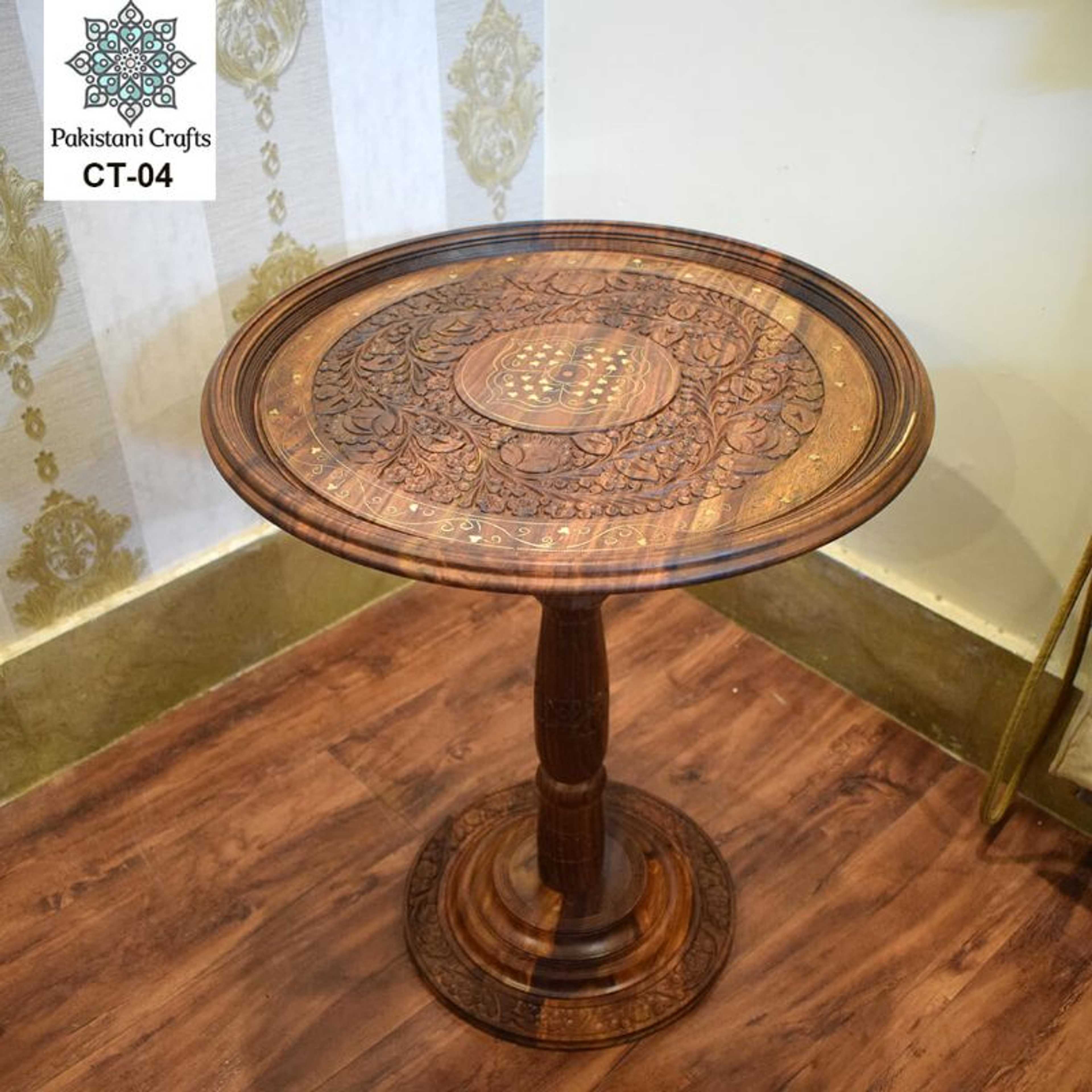 Carving Table Brass