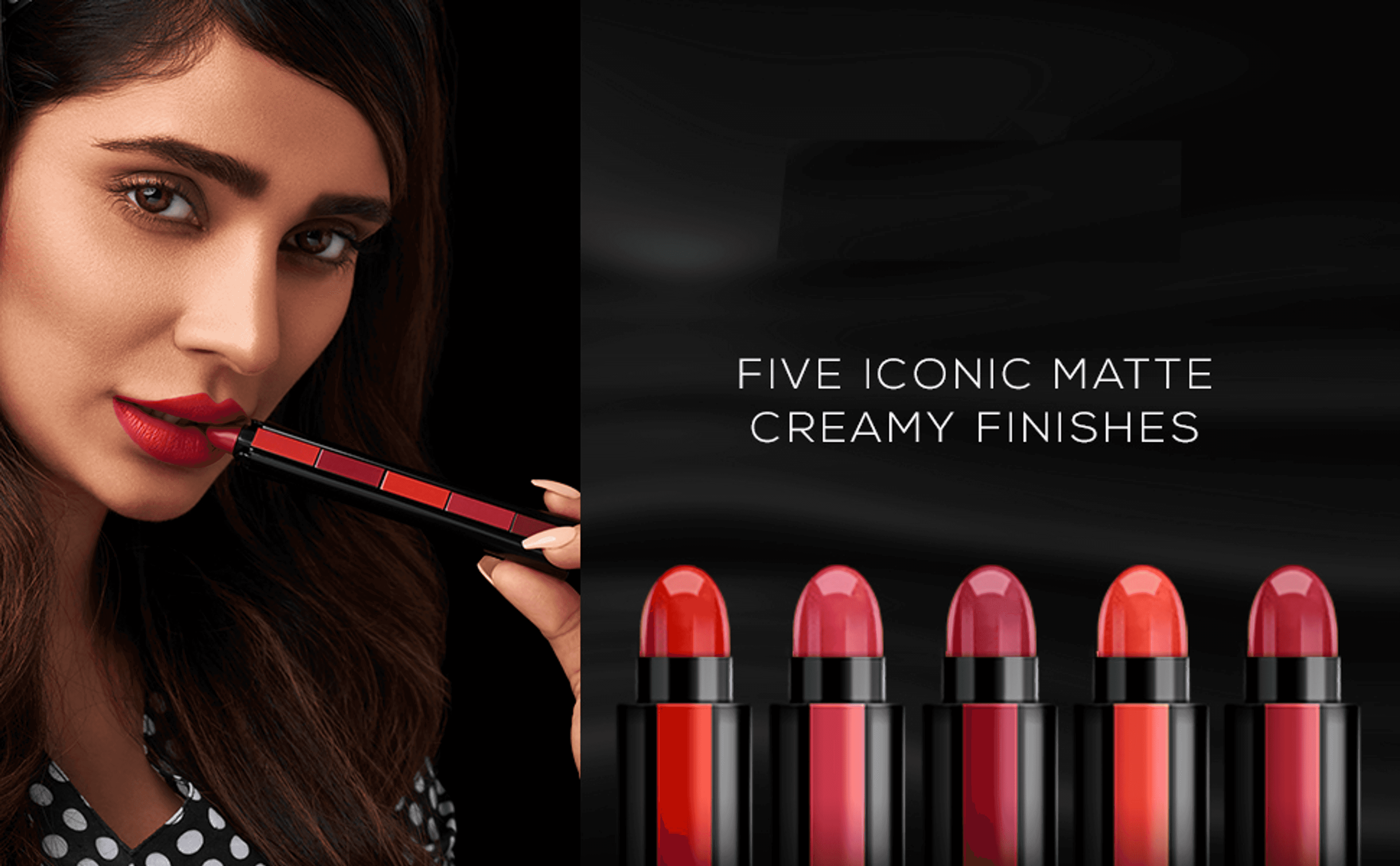 Professional 5 In 1 Matte Lipstick 5 Colors - Product Main Image